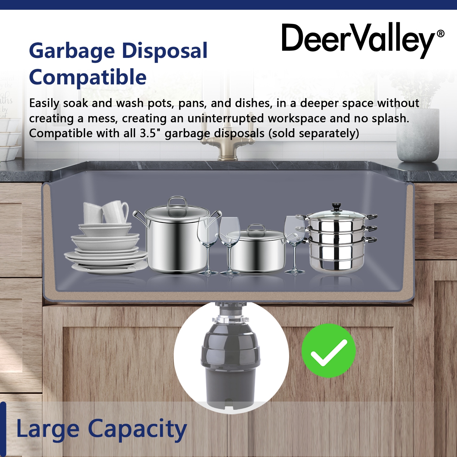 DeerValley DV-1K0039 Kitchen-Sinks - View #3
