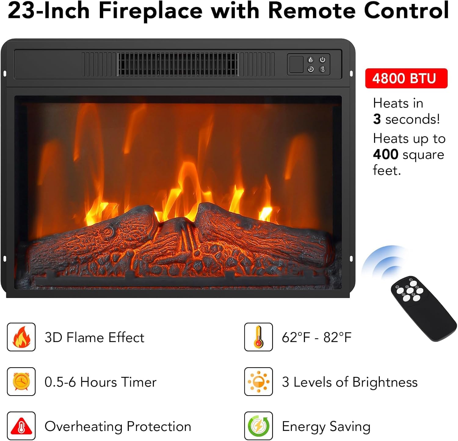 Qeetex DBL-PHK-337QJ8P3 Electric-Fireplaces - View #4