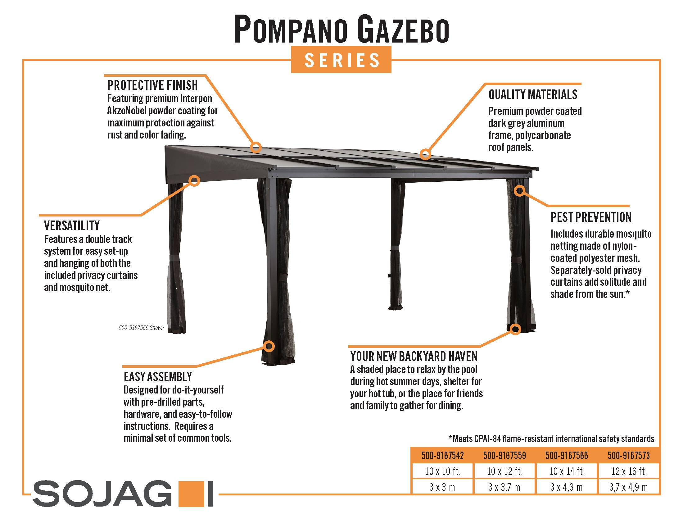 Sojag 500-9167542 Wood-Resin-Gazebos - View #10
