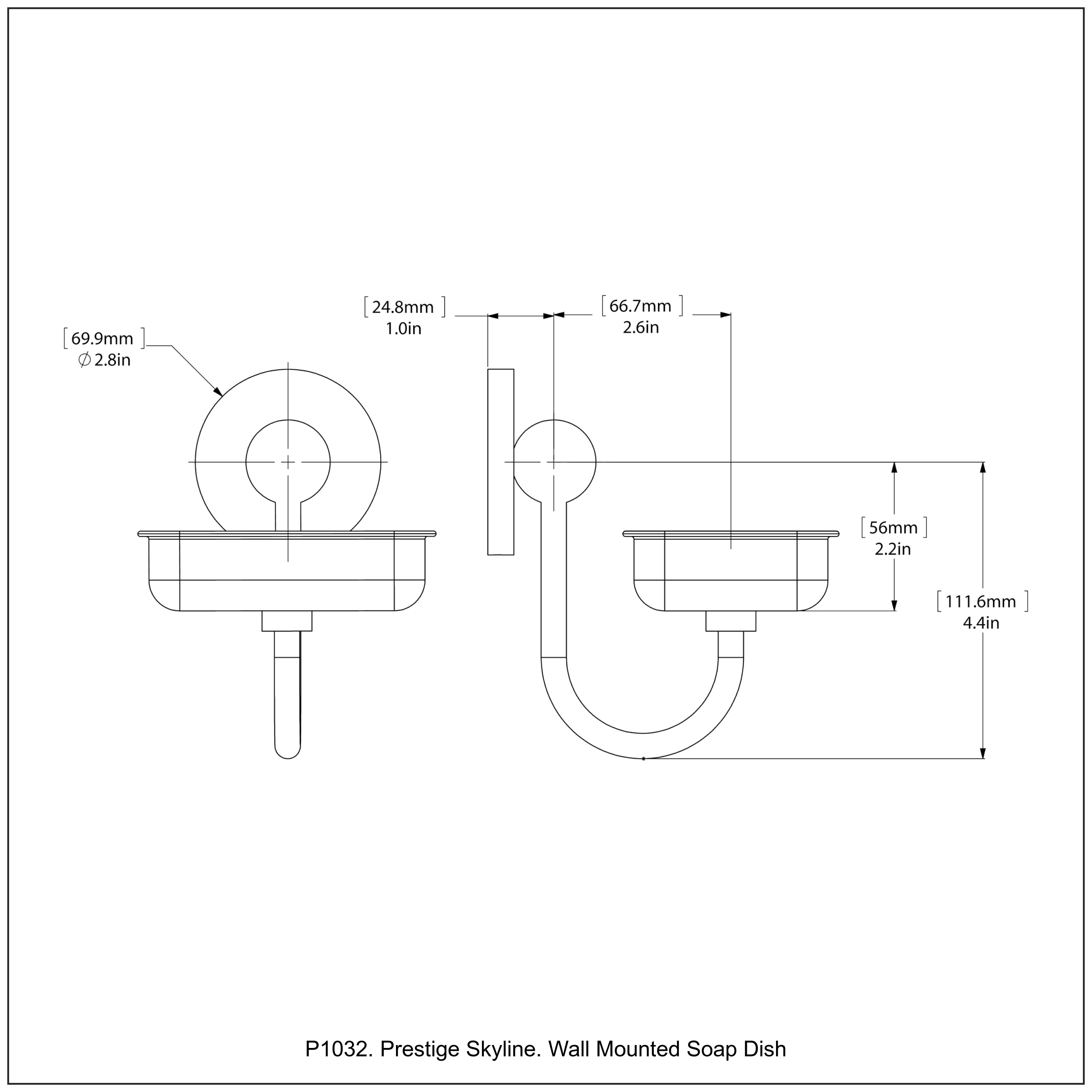 Allied Brass P1032-ABR Soap-Dishes - View #4
