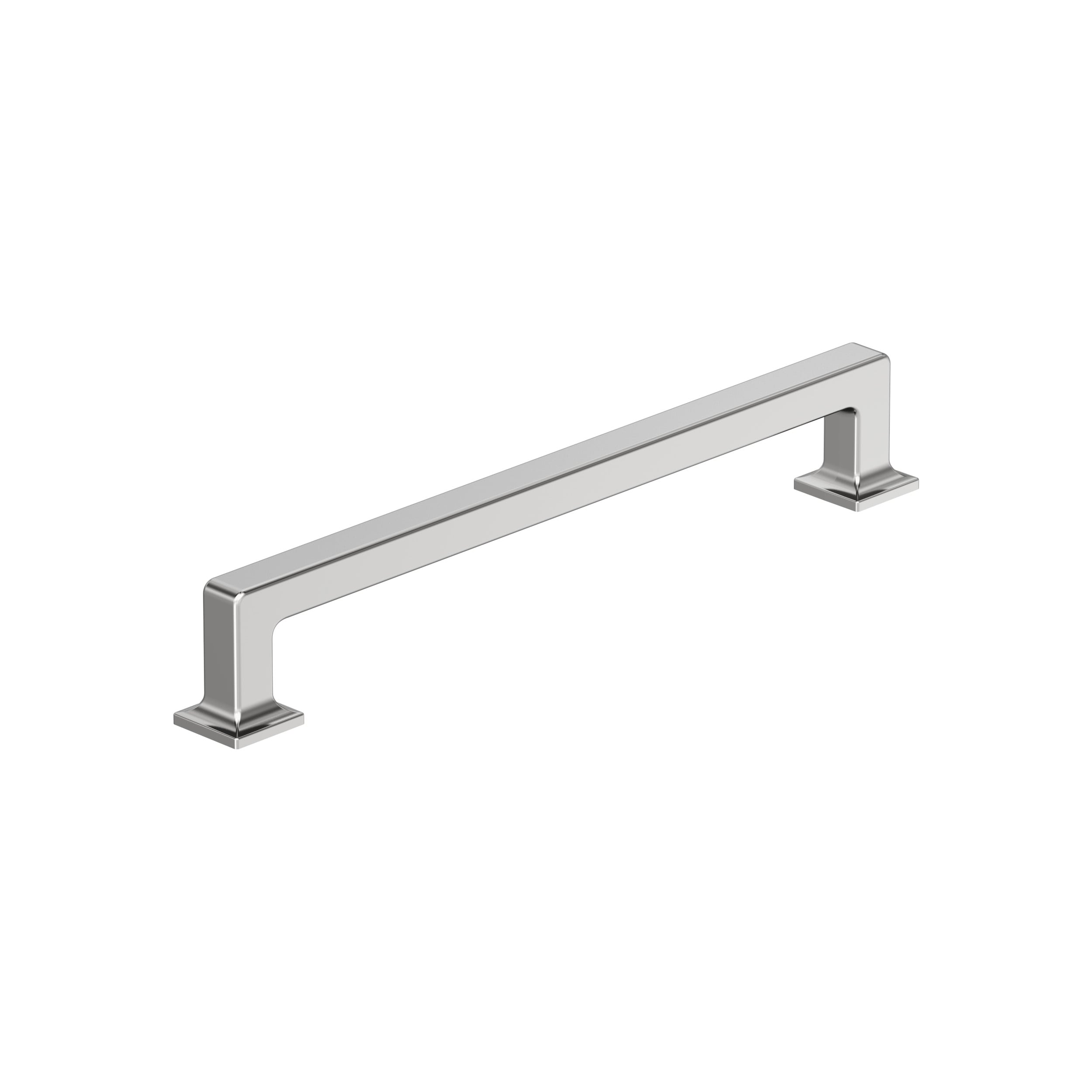 Amerock BP3744526 Lintel 7-9/16-in , 192mm Center to Center Polished Chrome Rectangular Bar