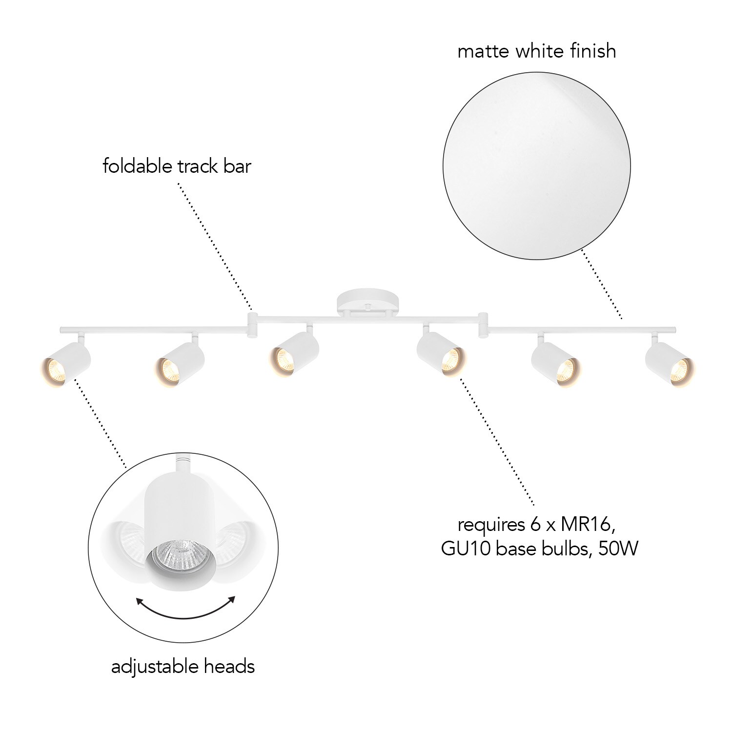 Globe Electric 91009809 Fixed-Track-Lighting - View #7
