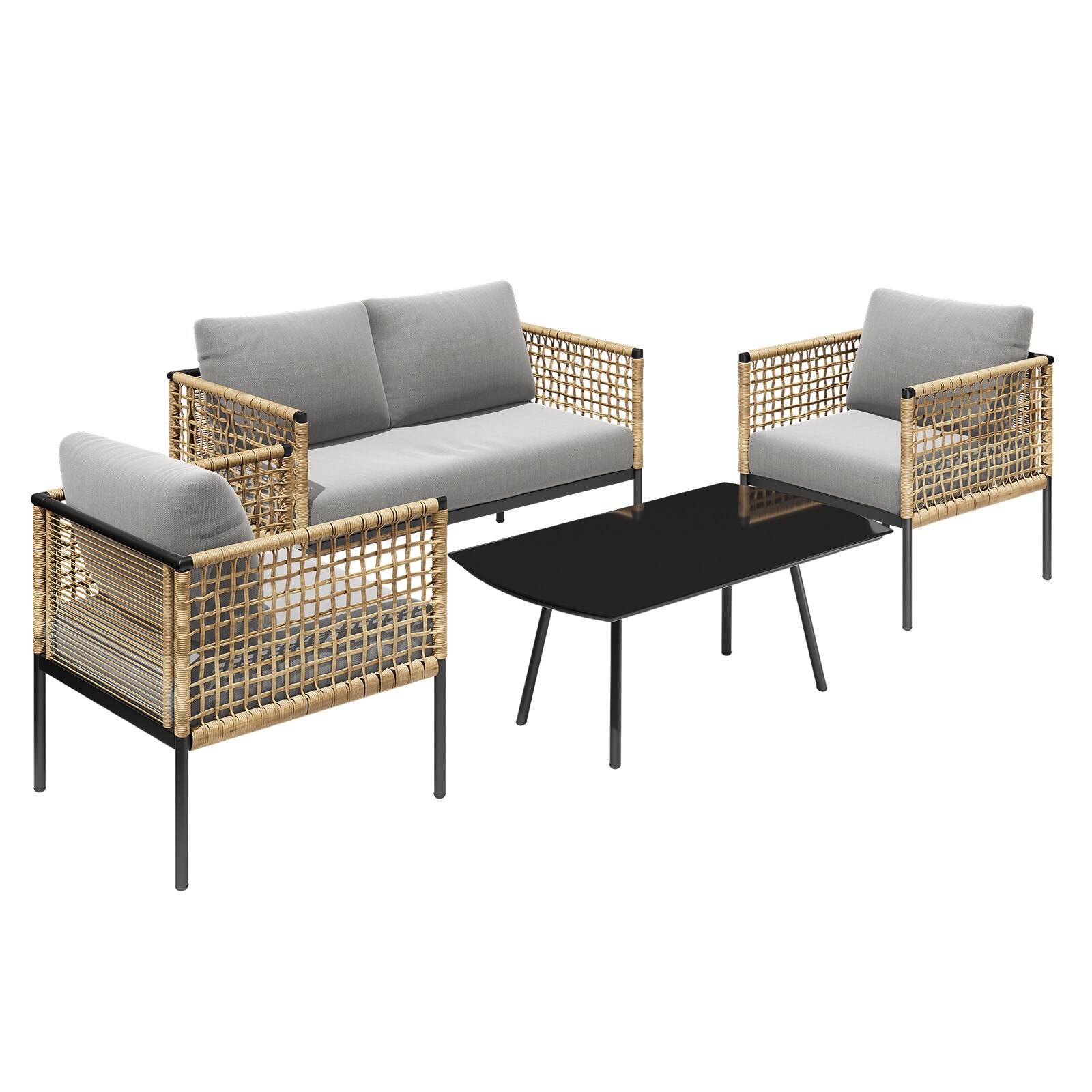VOUA 4YTSF-CR Patio-Conversation-Sets - View #2