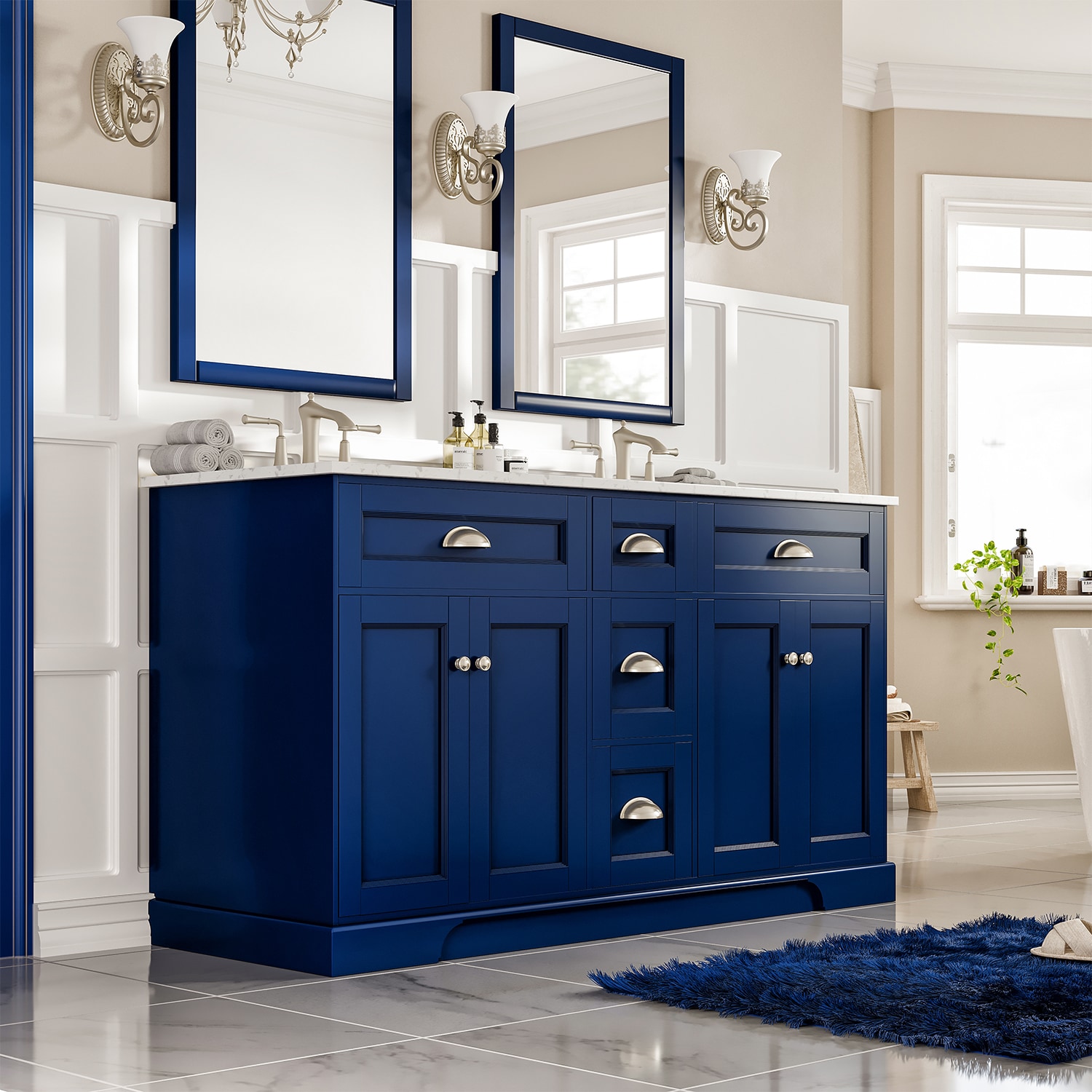 Eviva EVVN666-60BLU Bath-Vanity-Combo - View #2