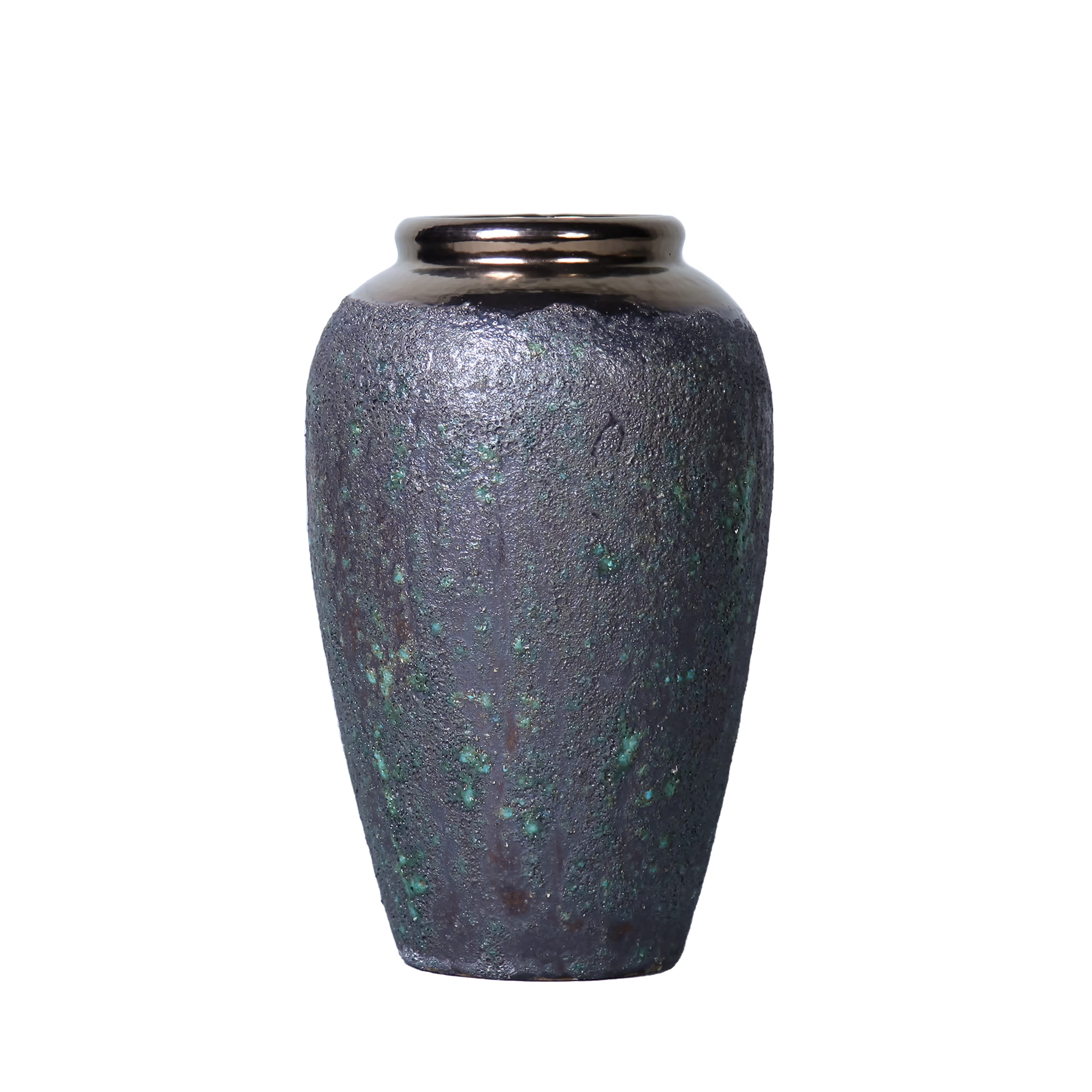 Amazing Rugs FSTQ-220102 Blue Ceramic Modern Vase