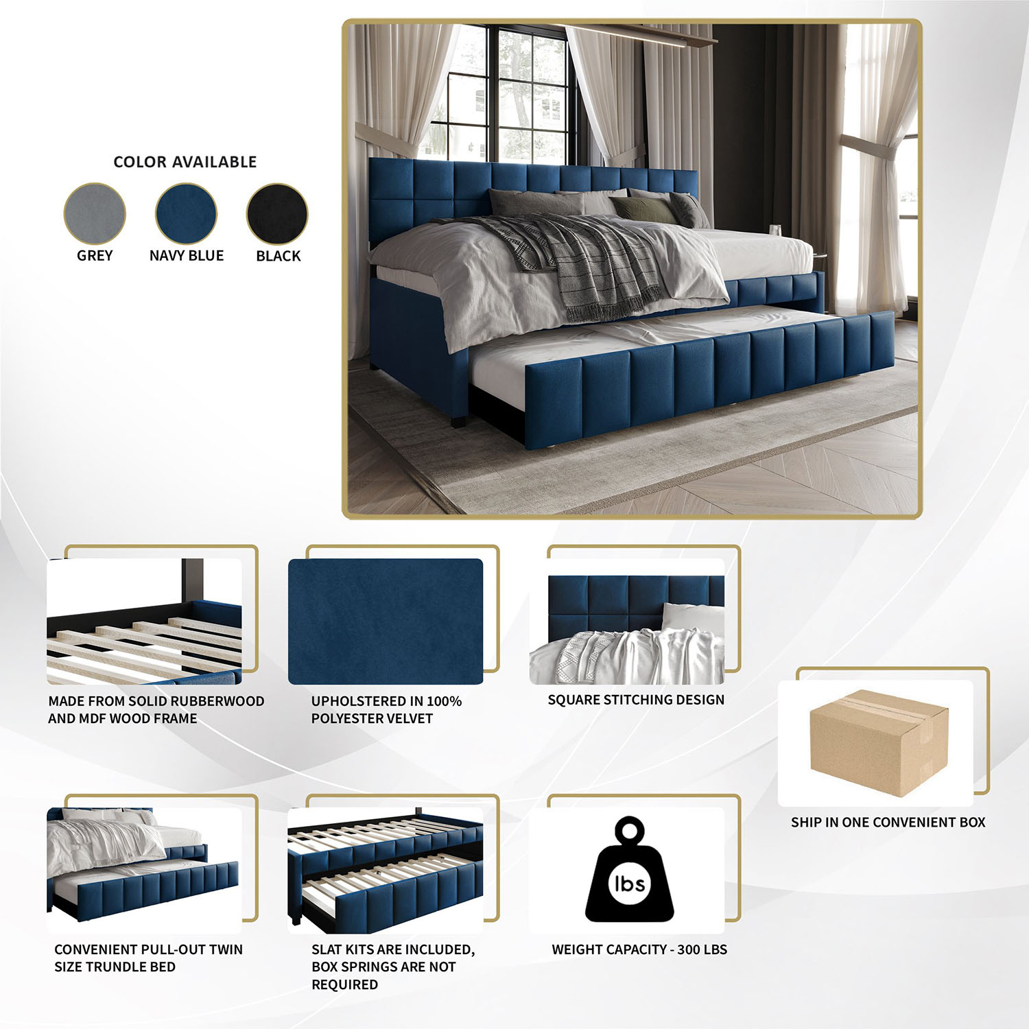 ChaletPosh C5120TT-LGY-VV beds - View #9