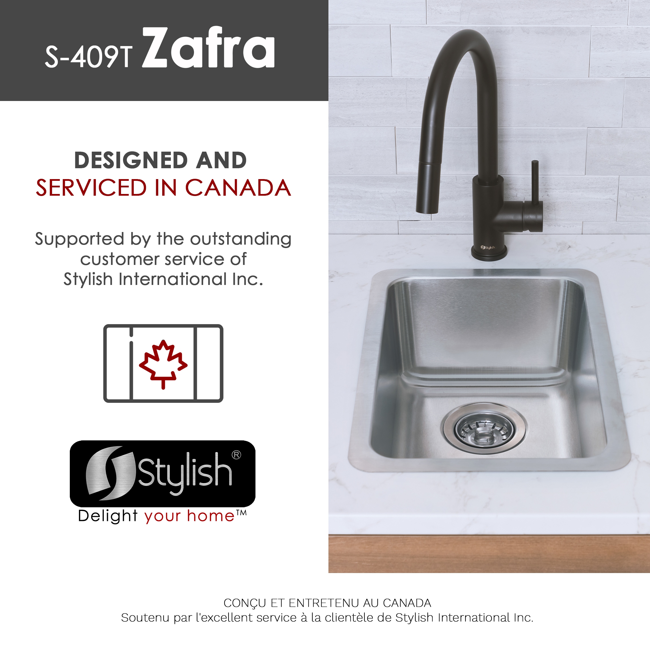 Stylish S-409T Kitchen-Sinks - View #8