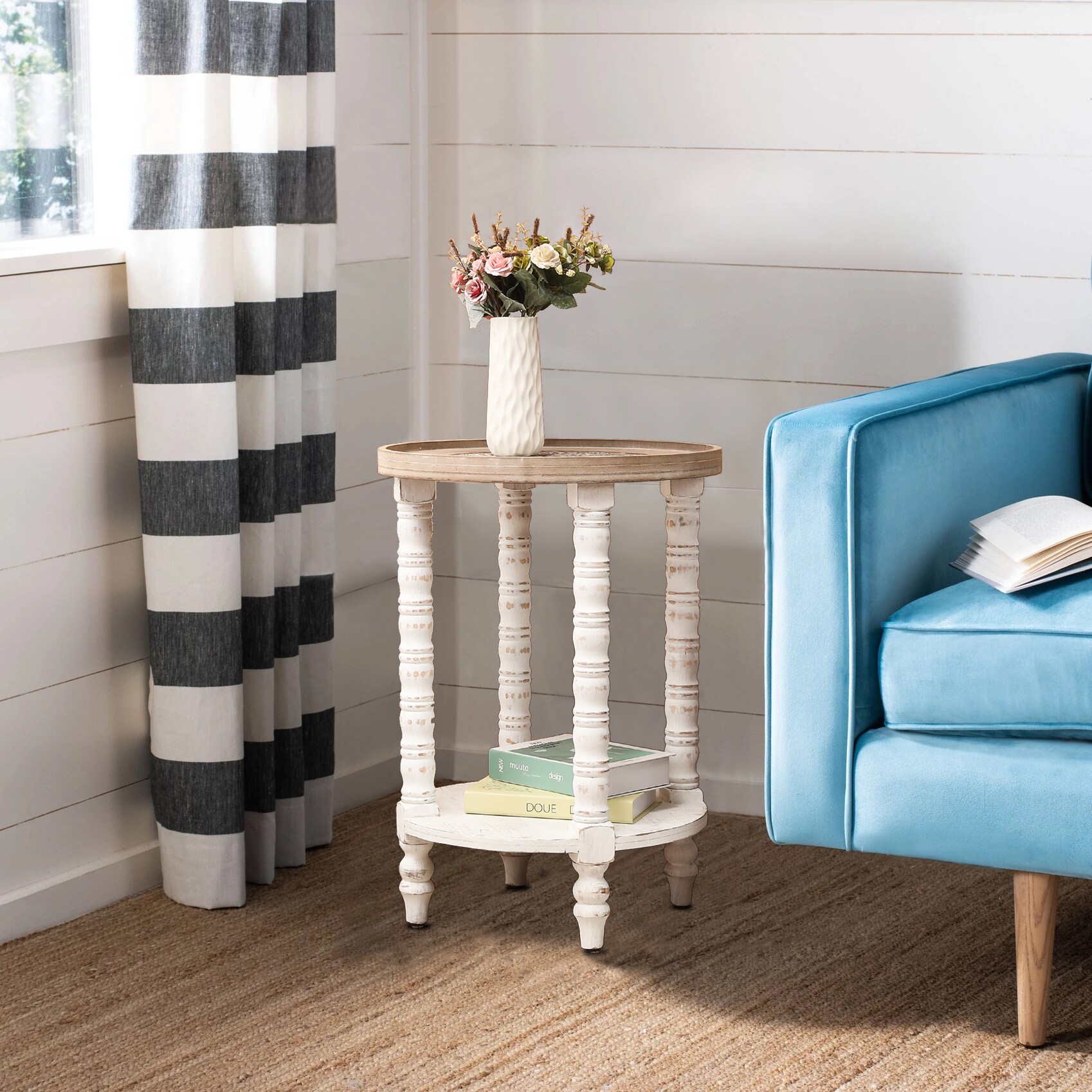 LuxenHome WHIF955 End-Tables - View #4
