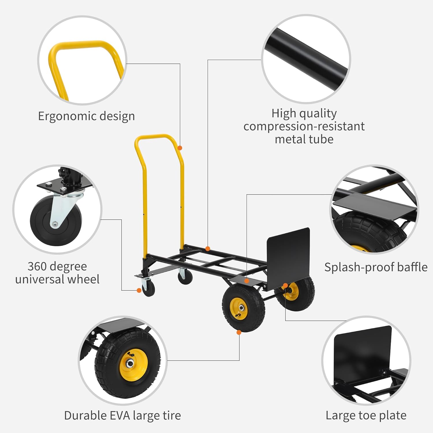 GAOMON CQC-EYFTIR-XSC5 Hand-Truck-Dollies - View #5