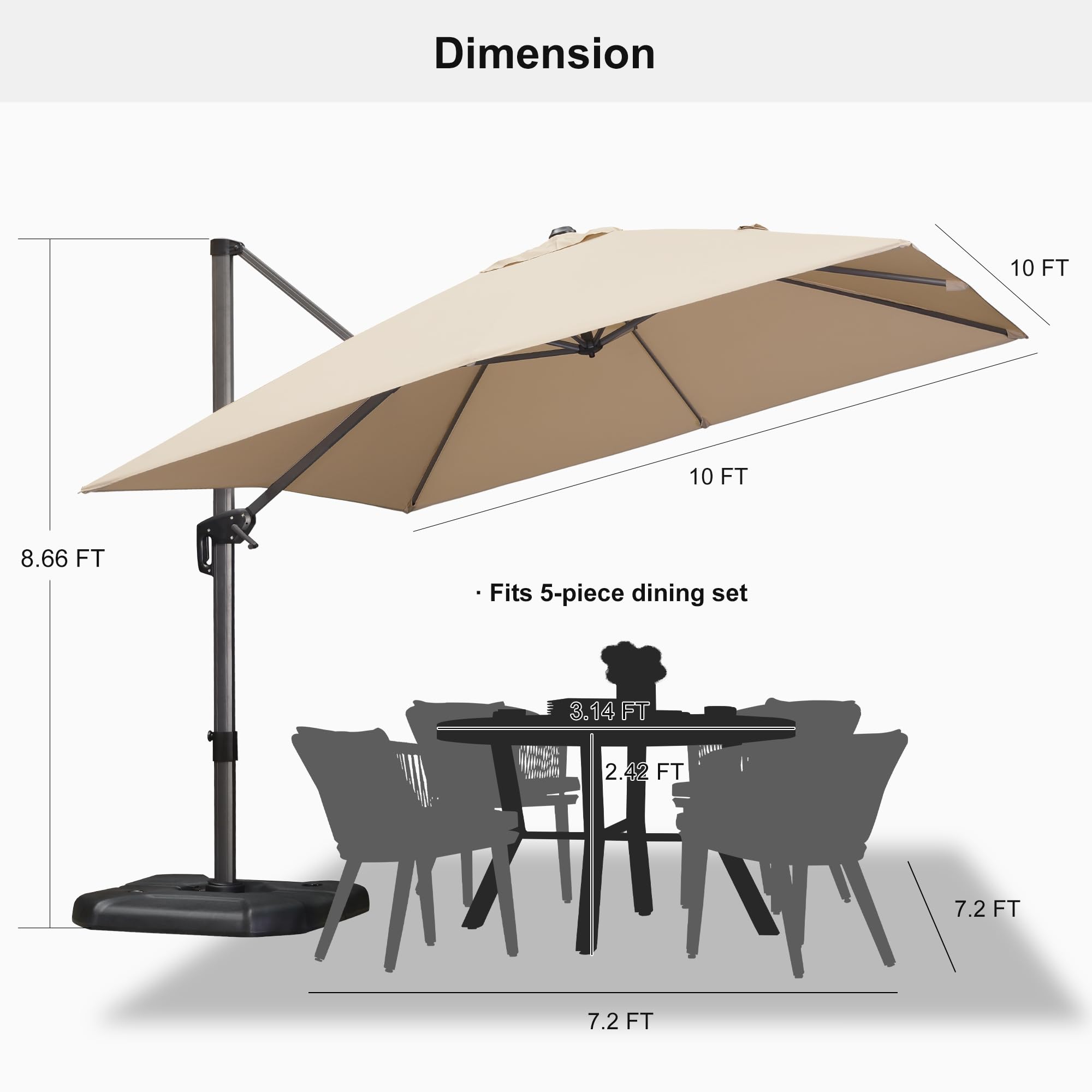 PURPLE LEAF LS05YKLRS10-LG Umbrellas-2 - View #7