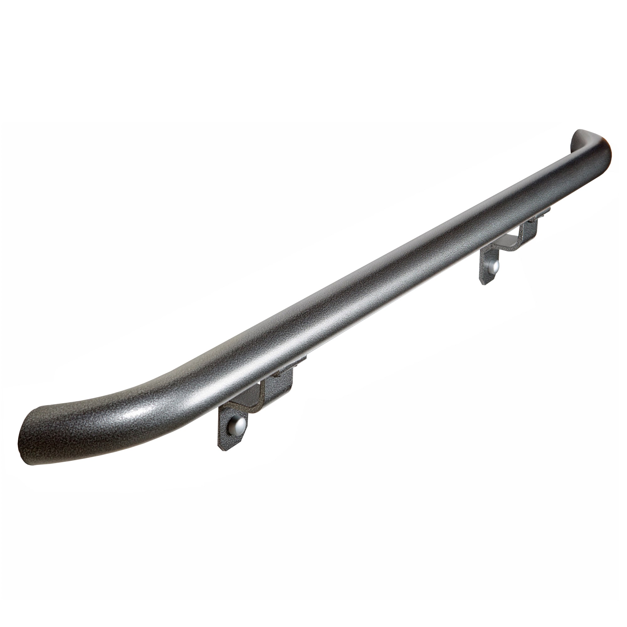 Wolf Handrail WHA12KWR-SV 1.9-in x 144-in Silver Vein Painted Aluminum Handrail kit
