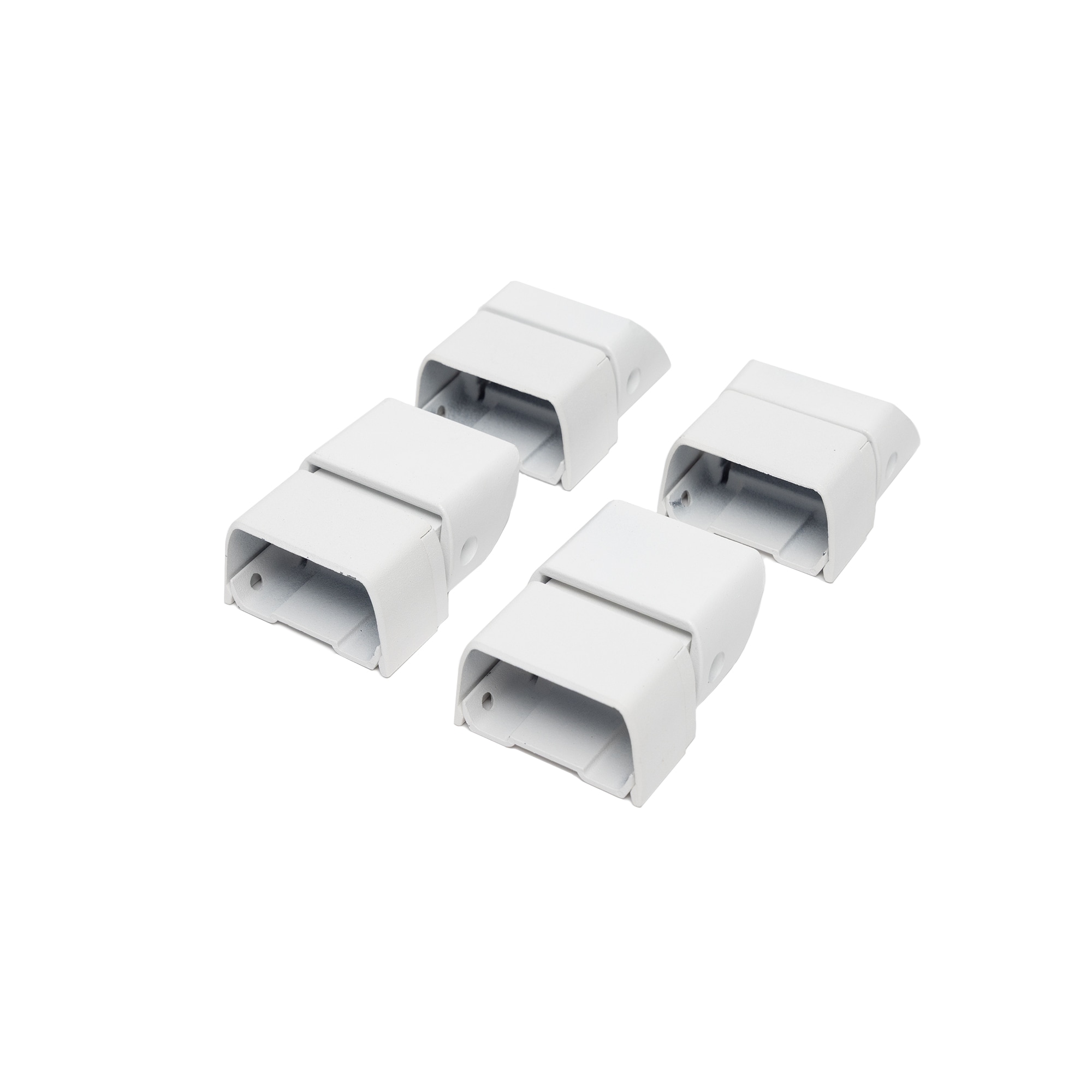 Deckorators Rapid Rail Textured White Aluminum Stair connector