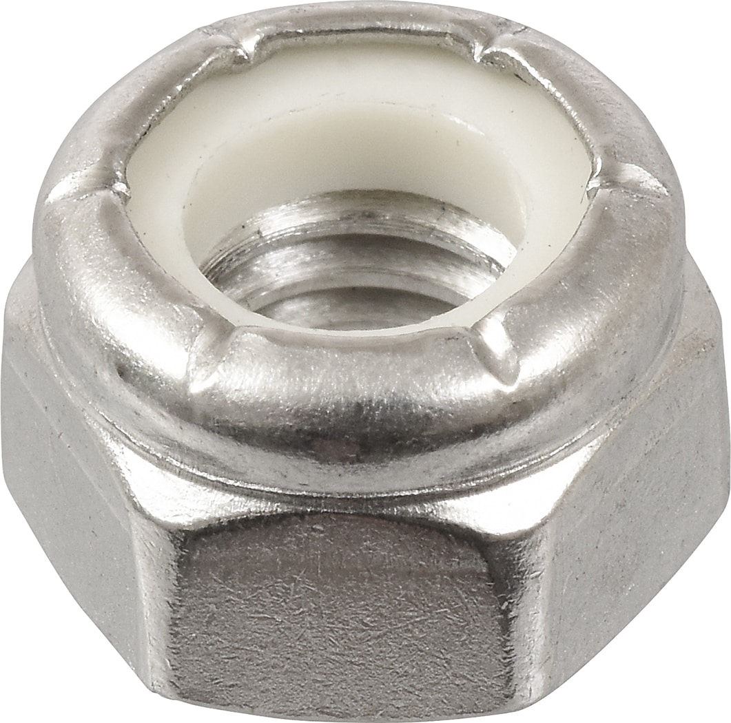 Hillman 5/16-in x 18 Stainless Steel Stainless Steel Nylon Insert Nut in  the Lock Nuts department at