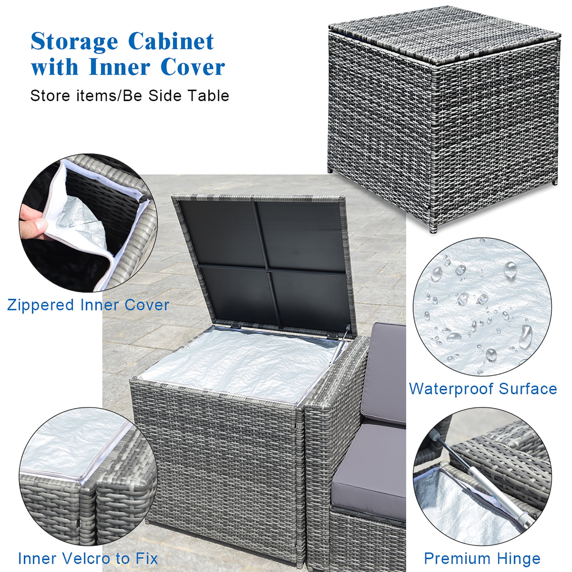 Costway LWS00156 Patio-Conversation-Sets - View #5
