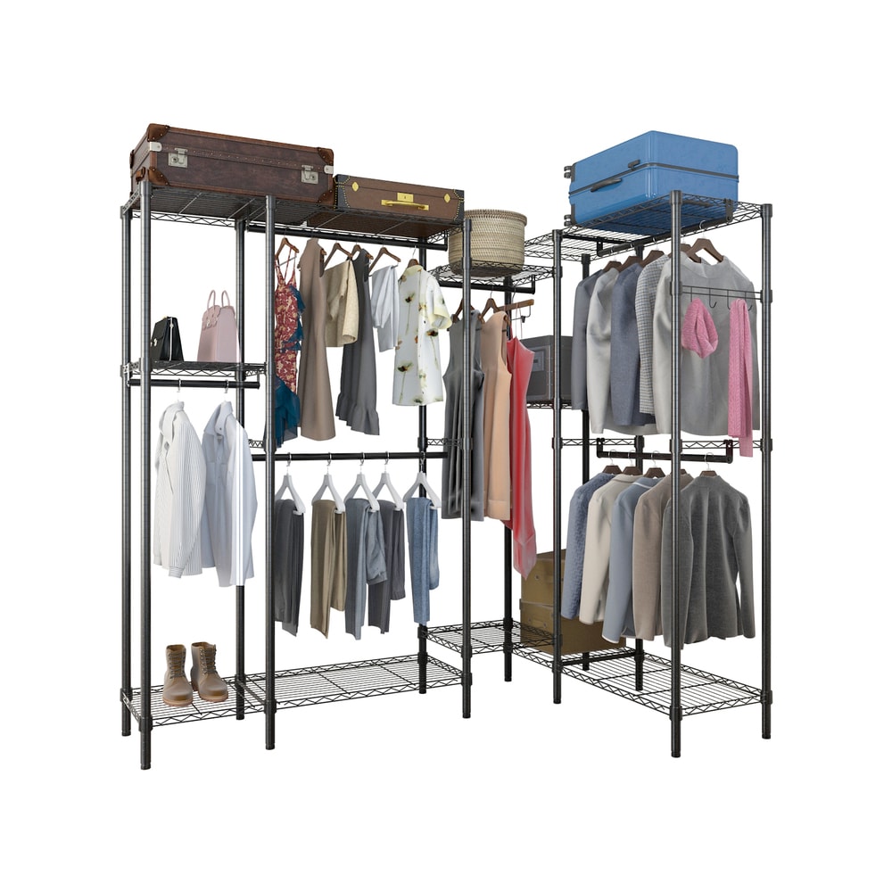 Winado Black Steel Clothing Rack In The Clothing Racks & Portable ...