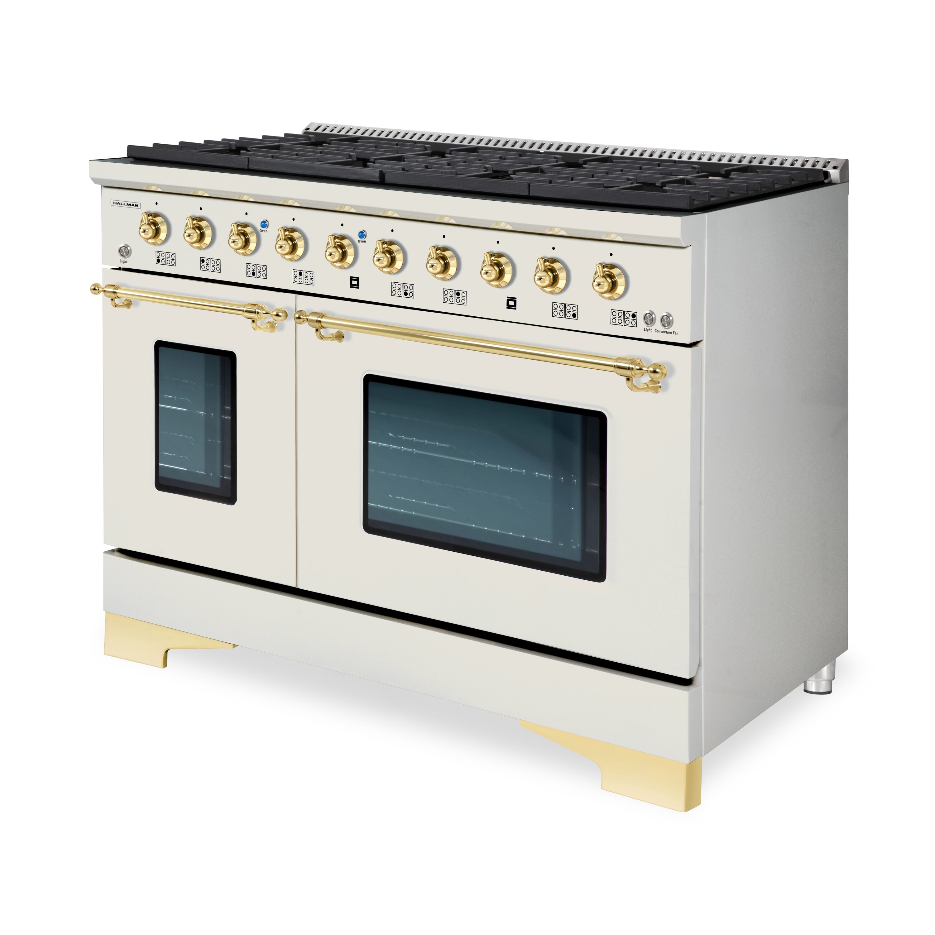 Hallman HCLRDF48BSAW Double-Dual-Fuel-Ranges - View #2