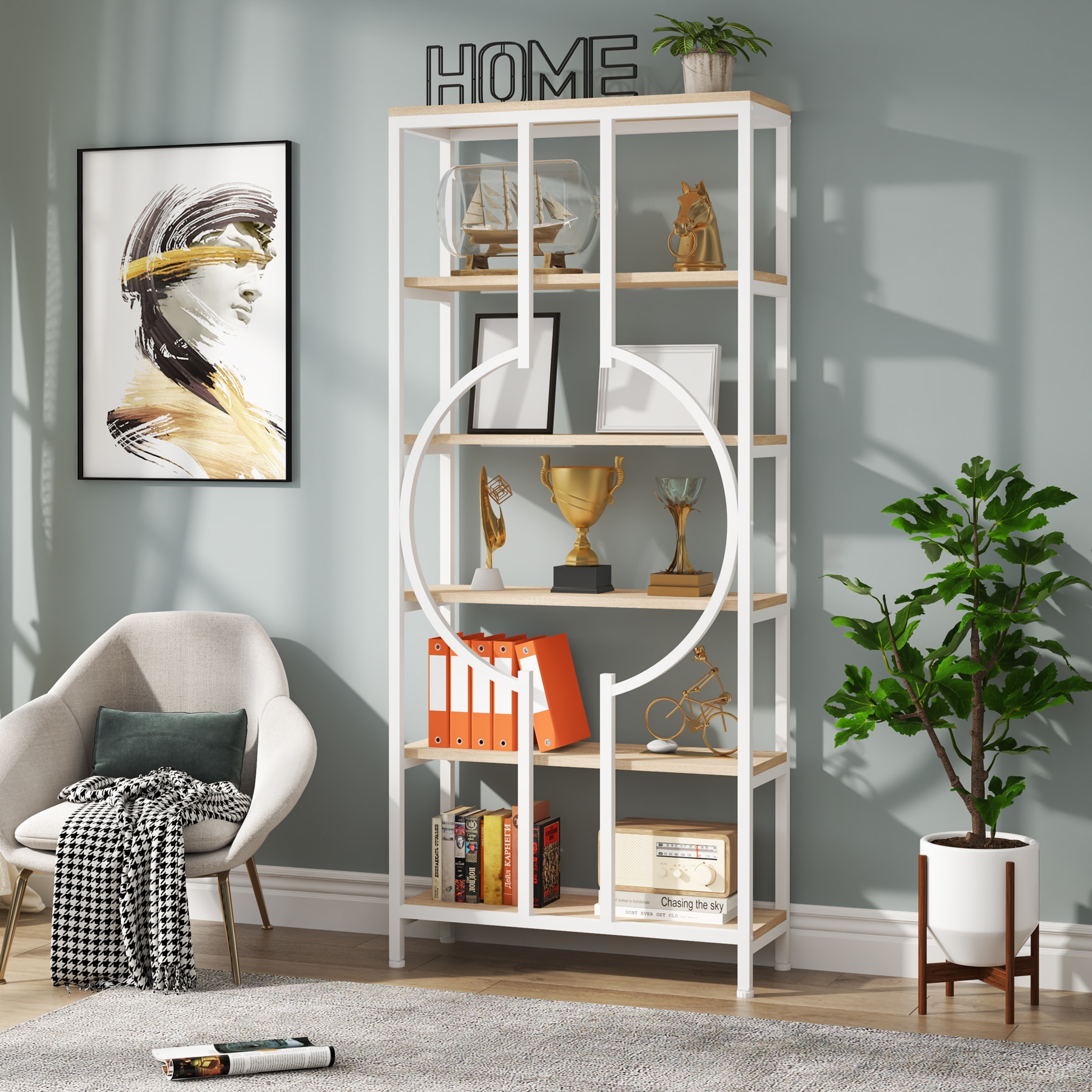 Tribesigns HOGA-JW0639 bookcases - View #3