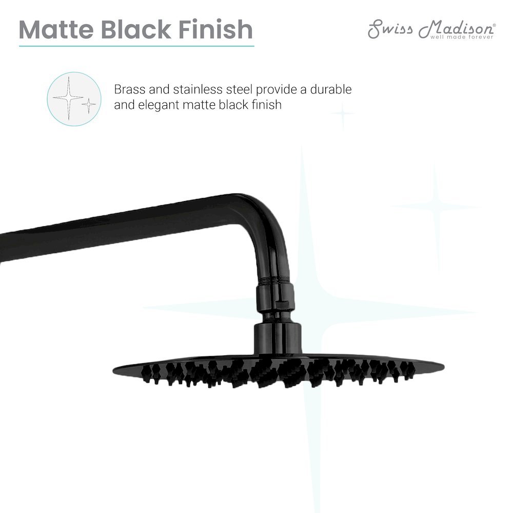 Swiss Madison SM-5-SH00MB Fixed-Showerhead - View #3