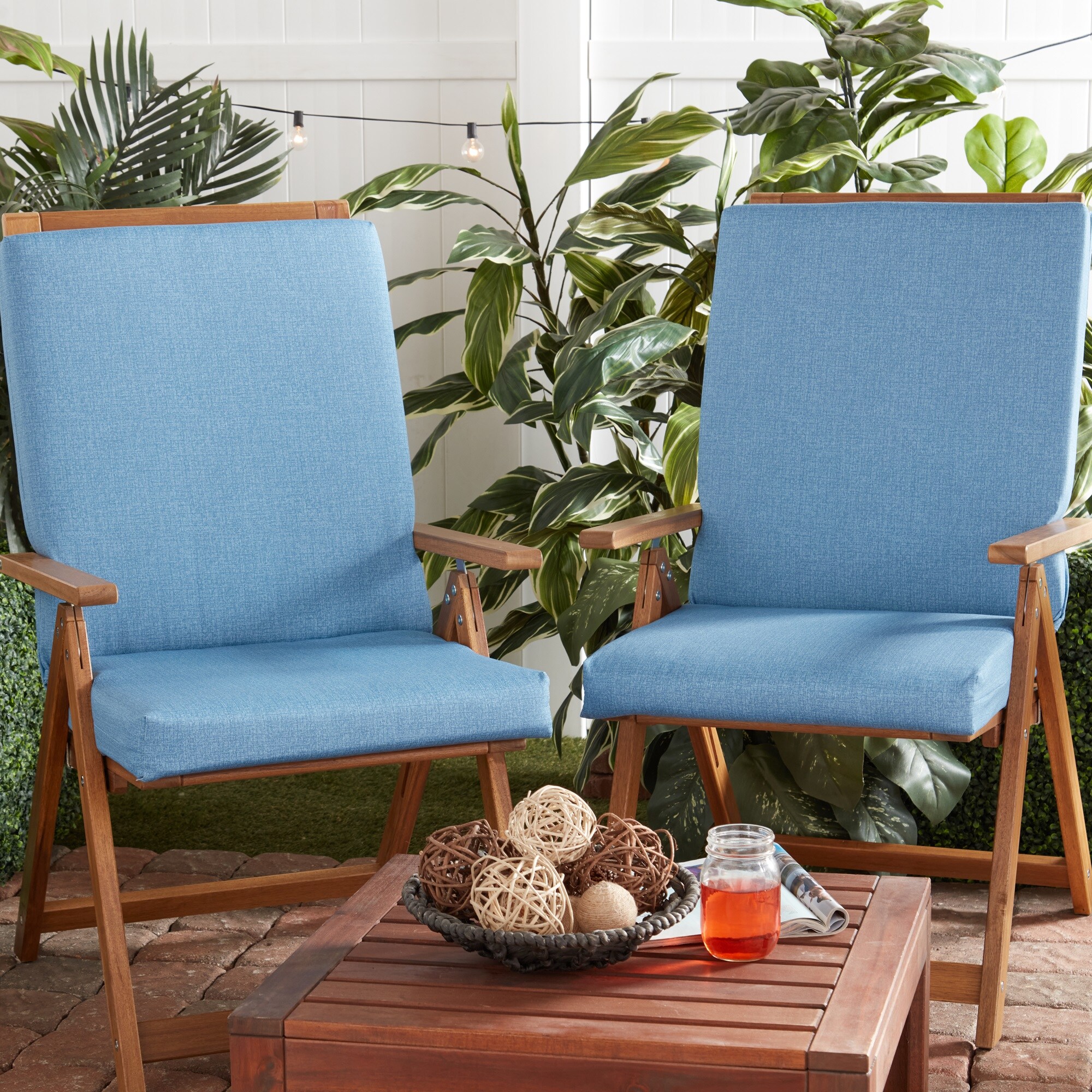 Greendale Home Fashions OP1900-DENIM Patio-Furniture-Cushions - View #5