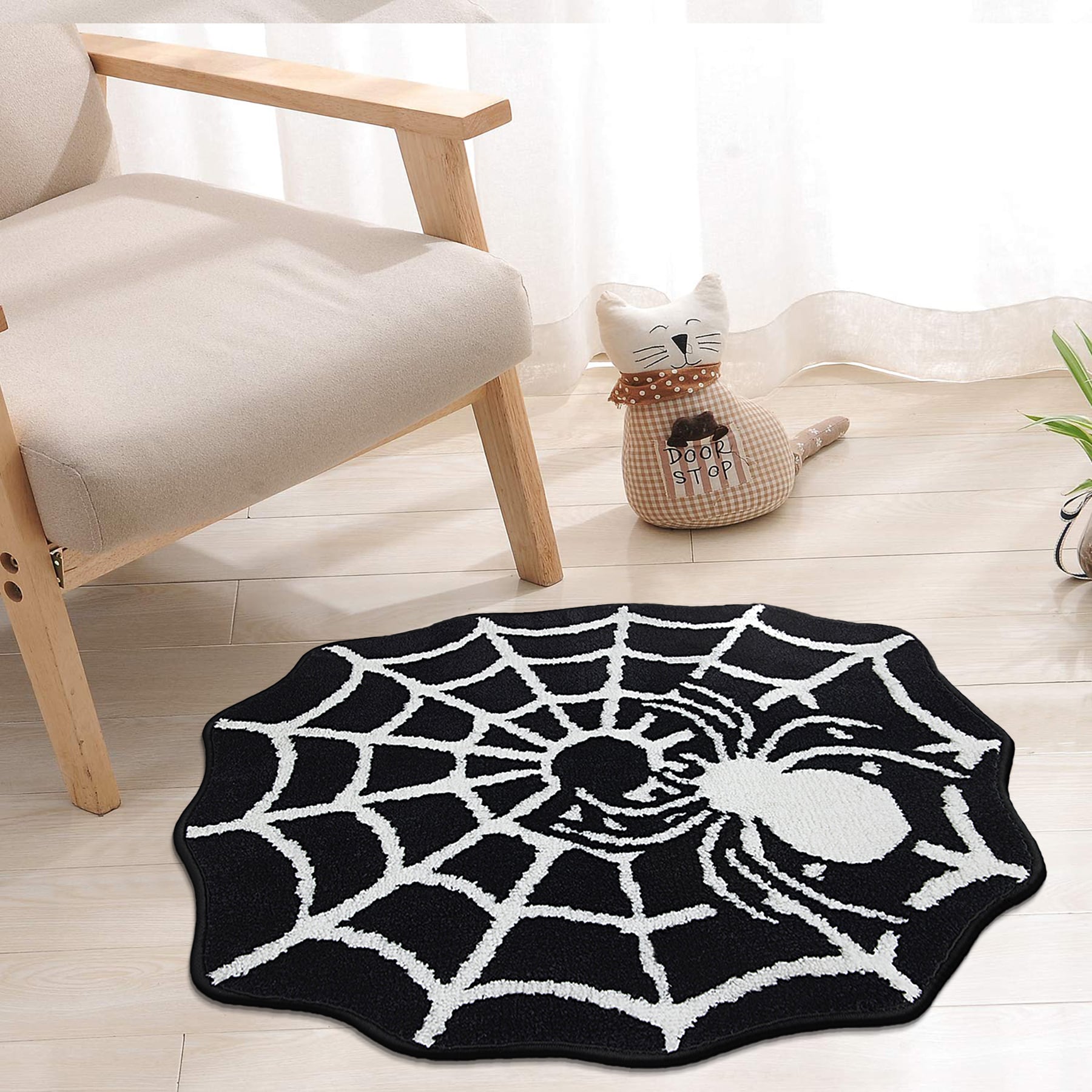 Haunted Living 36941 1 Freestanding Spider web Mat