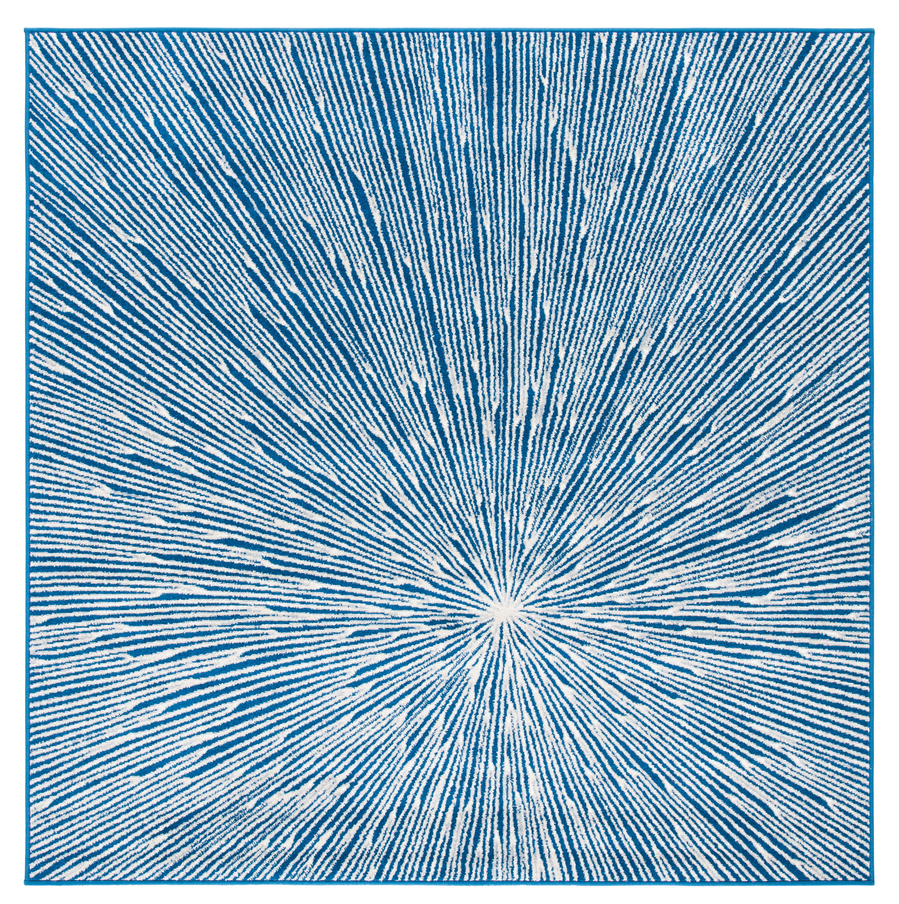 Safavieh BMT136N-7SQ Belmont Greta 7 x 7 (ft) Loomed Polypropylene Navy/Gray Square Indoor Abstract Bohemian/Eclectic Area rug