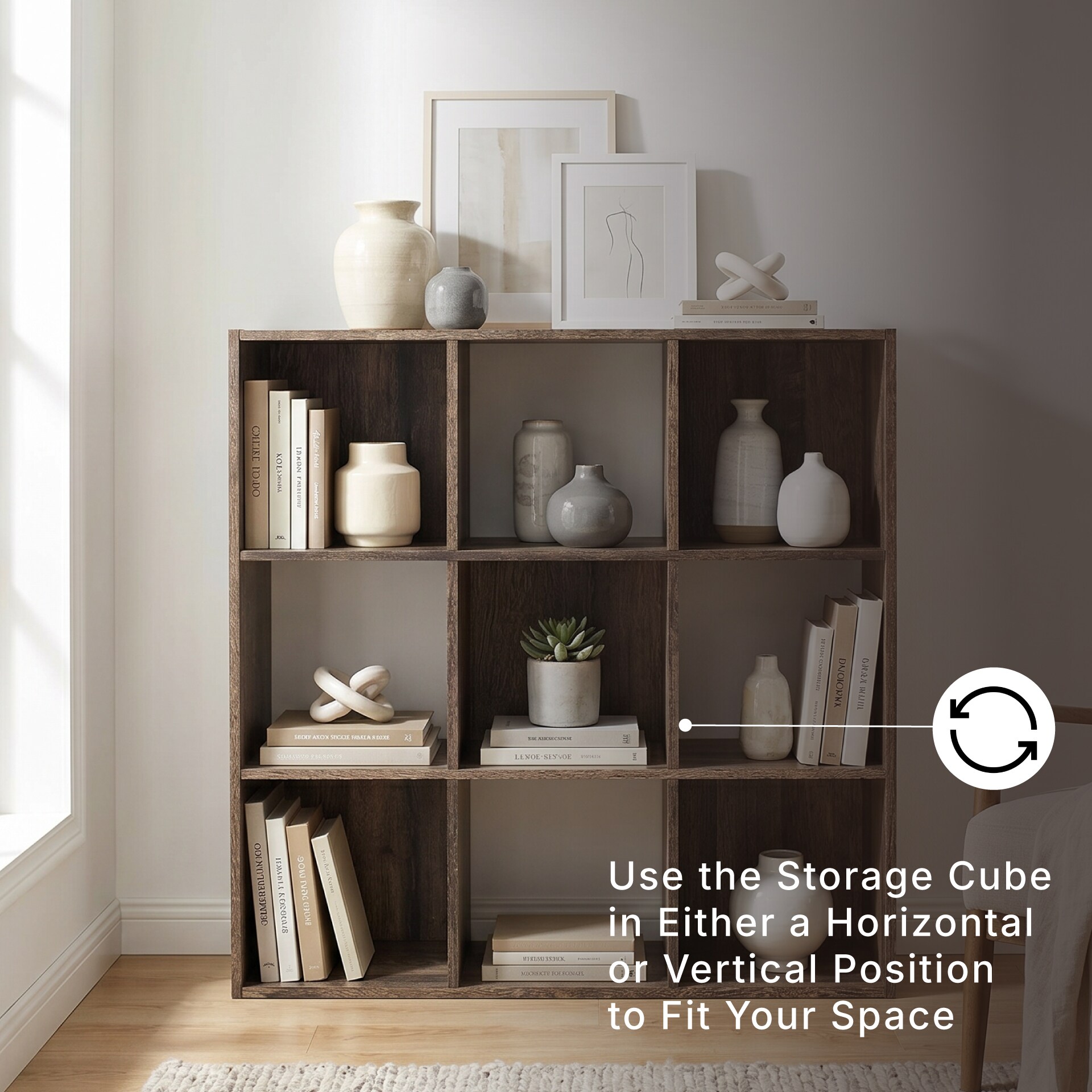 Signature Design by Ashley EA1104-3X3 Laminate-Storage-Cubes - View #4