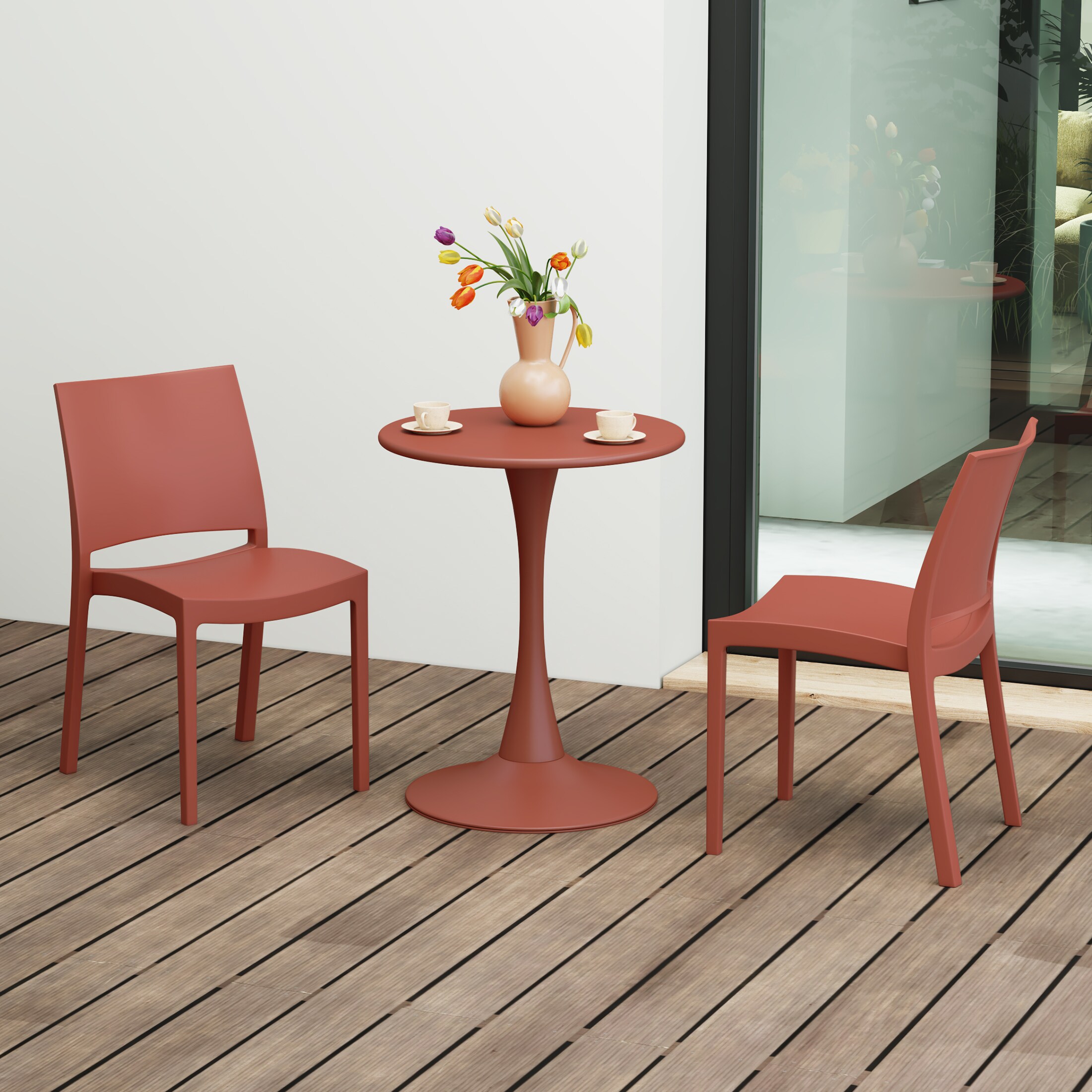 Westin Furniture OP2078-2-RD Patio-Chairs - View #2