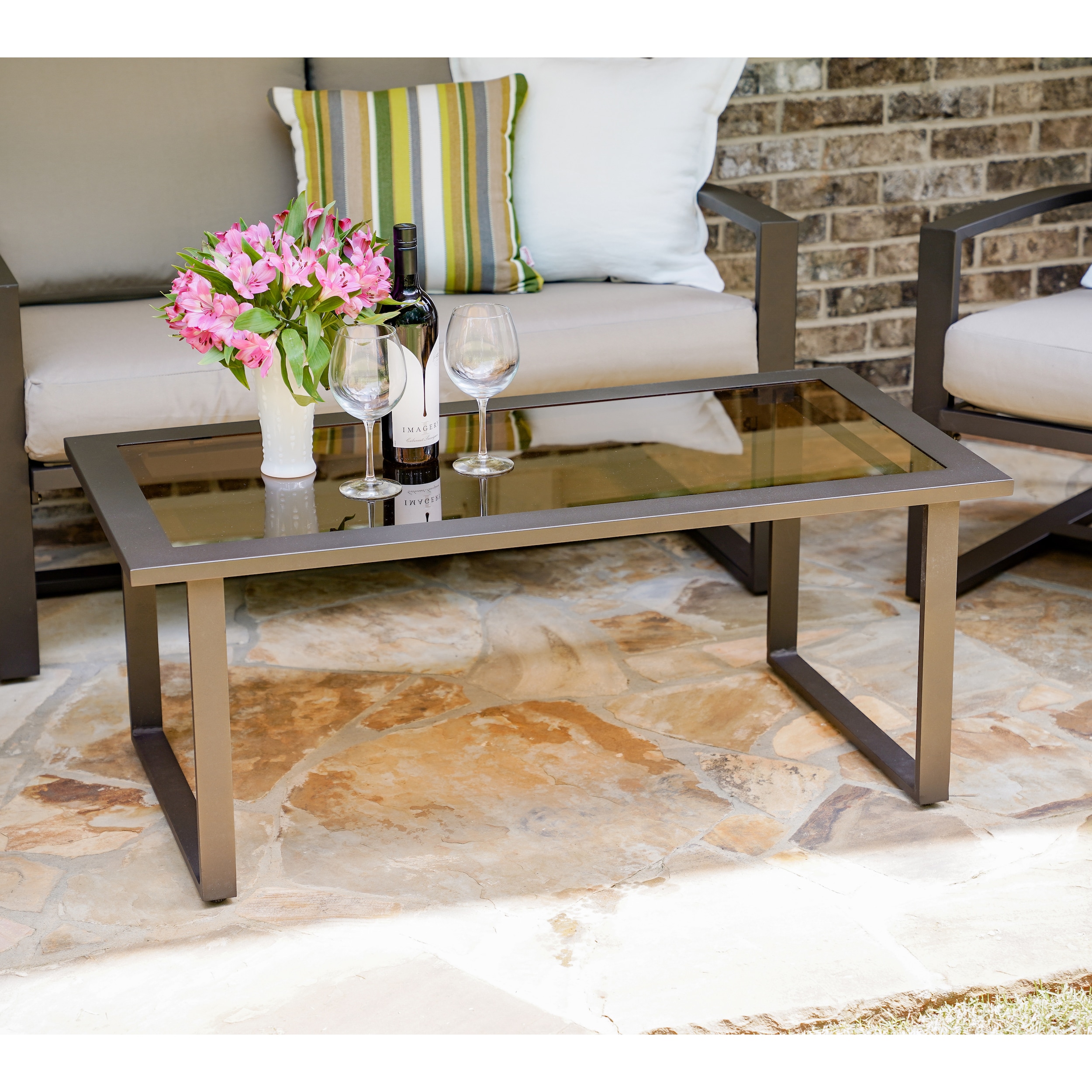 Leisure Made 967003-TAN Patio-Conversation-Sets - View #3