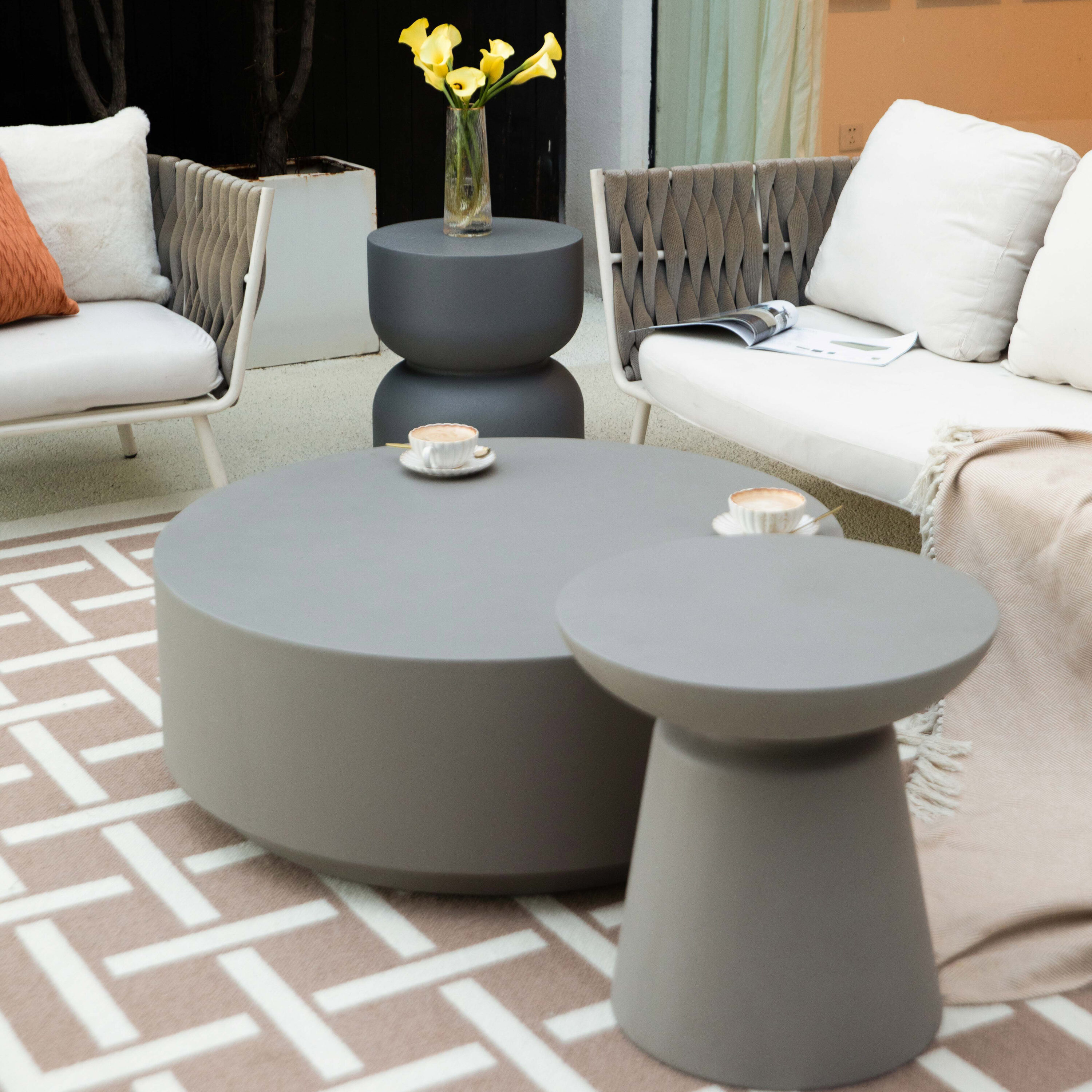 Moda Furnishings MD-FEG07-SL Patio-Tables - View #8