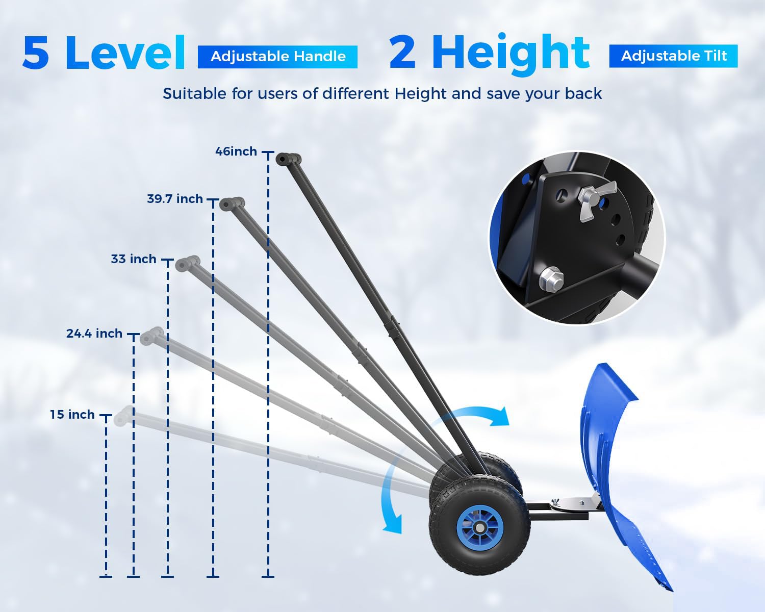 Garvee LHL-PPG-346AUH5S Snow-Shovels - View #5