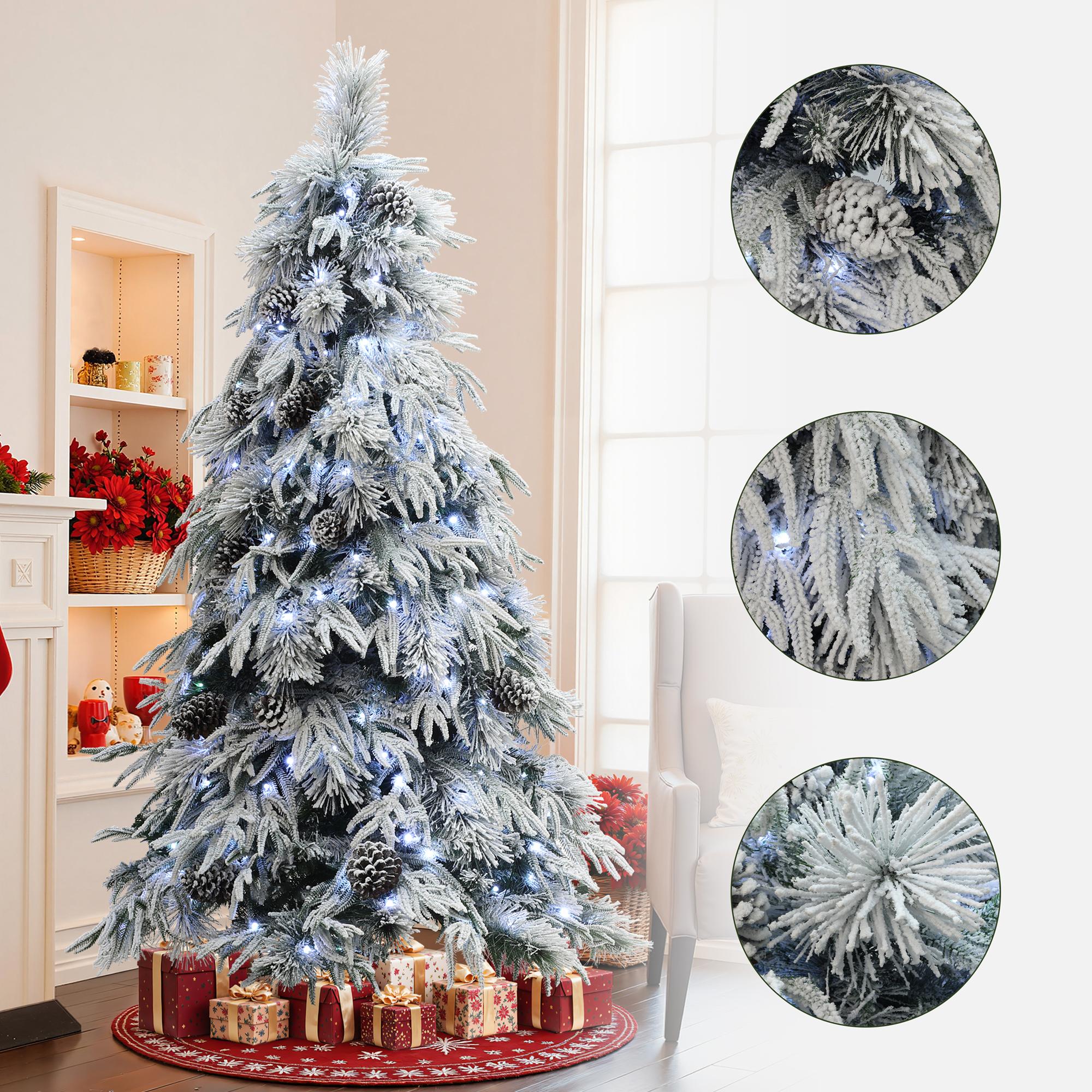 LuxenHome WHAP2553-6FT Artificial-Christmas-Trees - View #5