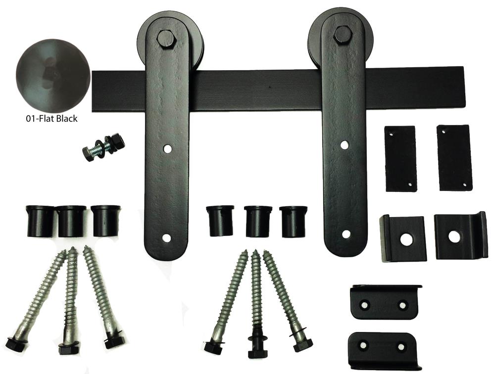 Matte Black Barn Door Hardware At Lowes.com