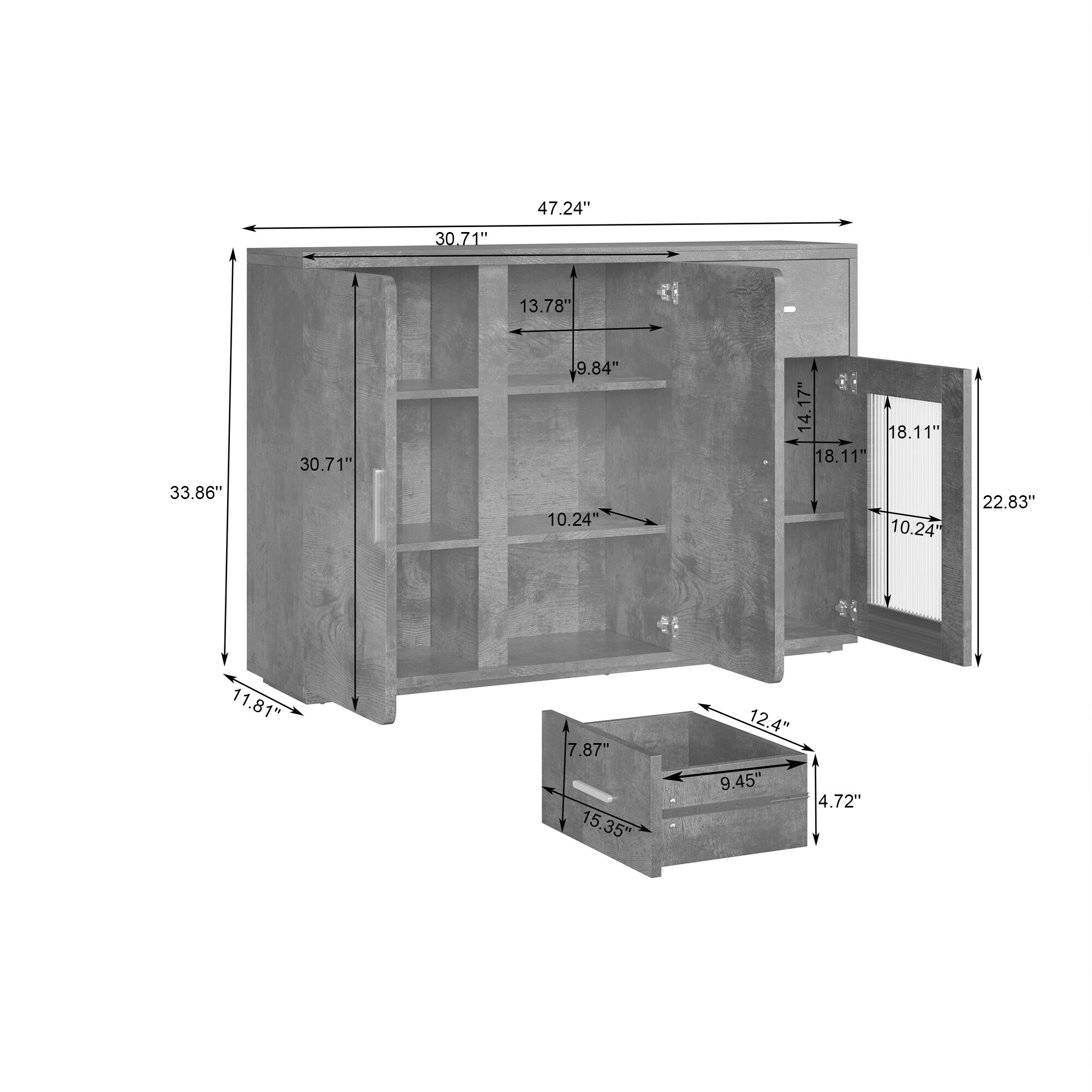 Bybafun YD2700088 Dining-Kitchen-Storarge - View #4