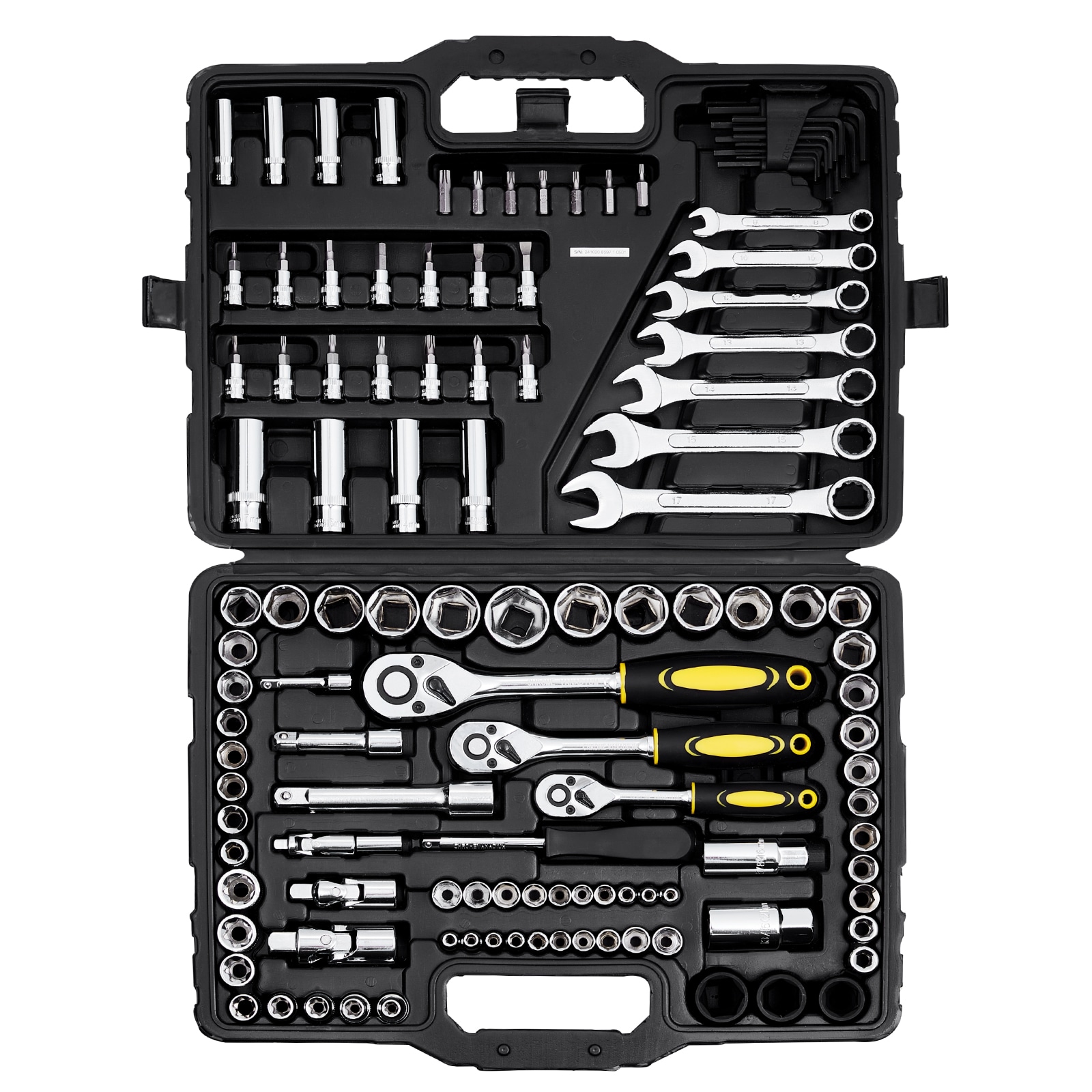 VEVOR 121 -Piece Metric and standard (SAE) Mechanics Tool Set with Hard Case