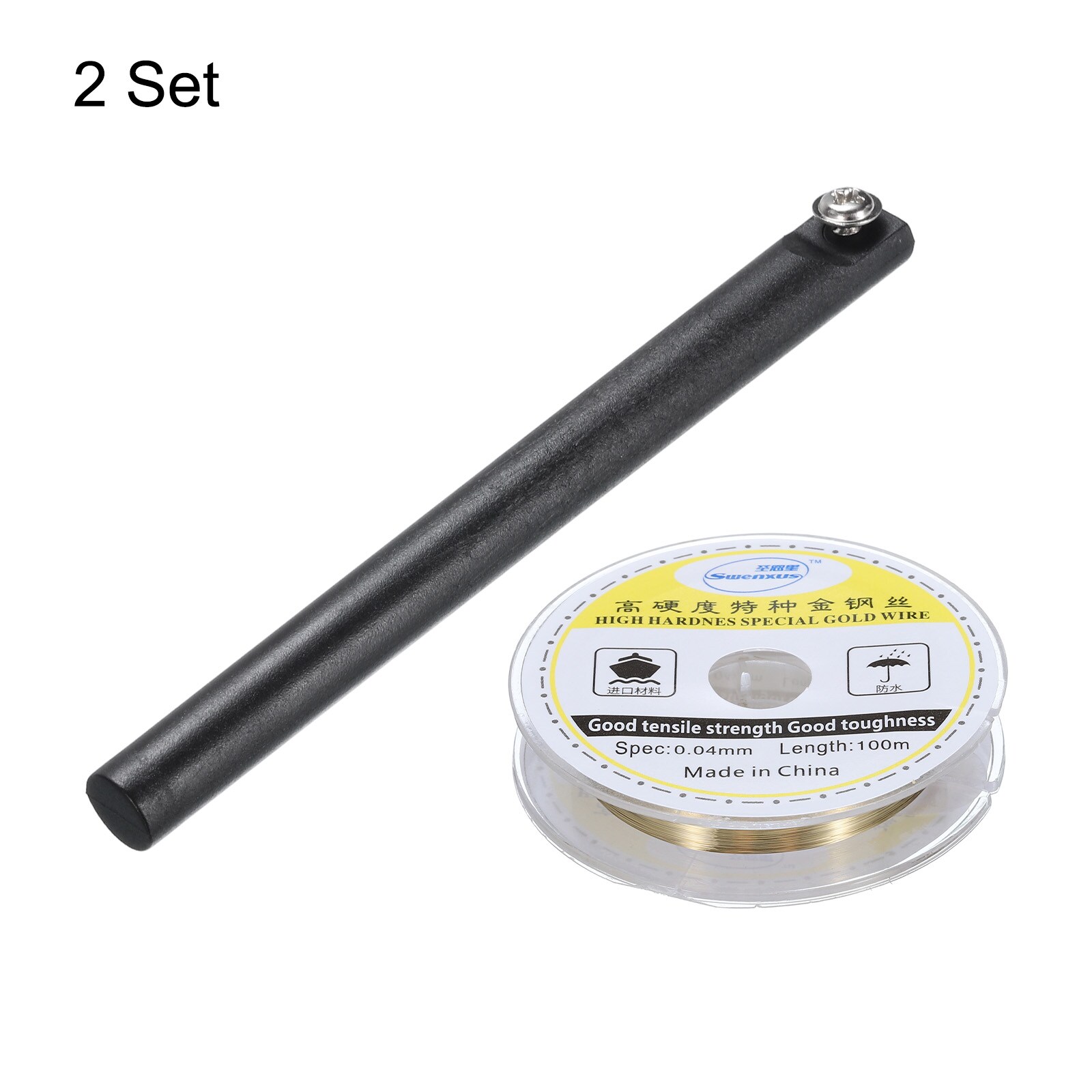 Unique Bargains 100m/328ft Molybdenum Screen Cutting Wire Line with ...