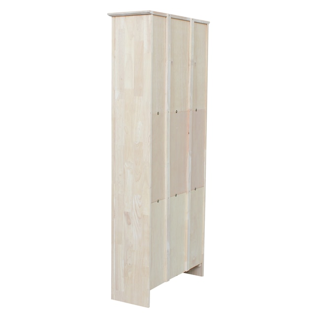 International Concepts Unfinished Wood, 6 Shelf Unfinished Wood Bookcase