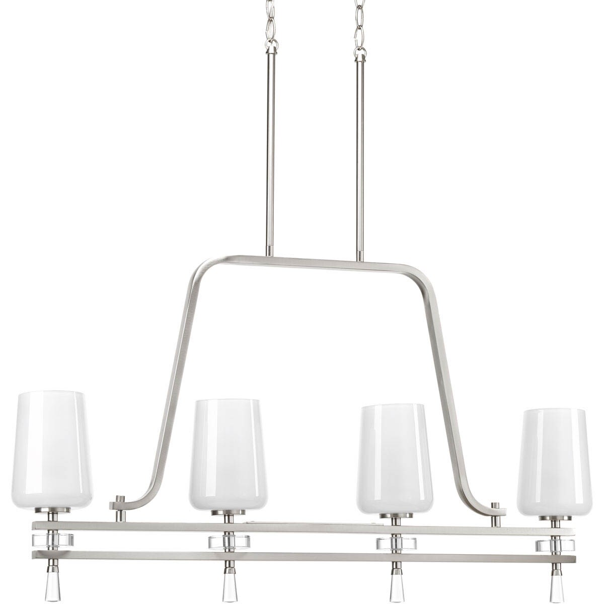 Progress Lighting Indulge 5-Light Brushed Nickel Transitional Chandelier