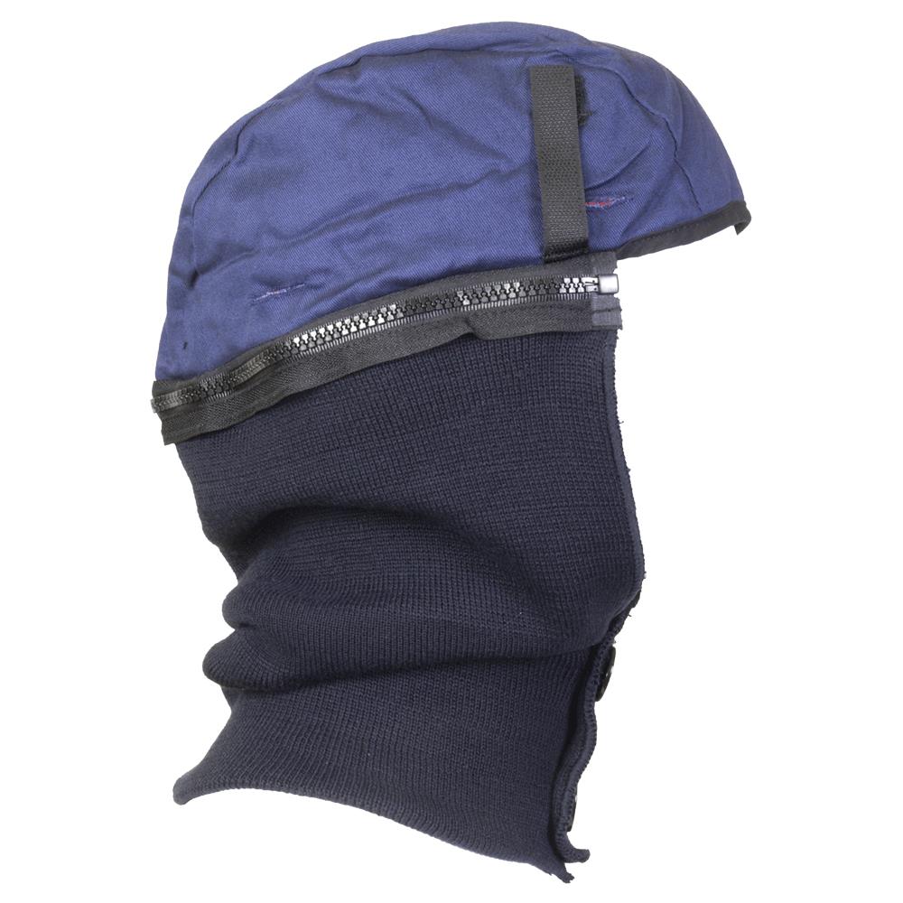 Grey Frost Cold Zero Hood Thermal Detachable Winter Safety Helmet Liner 