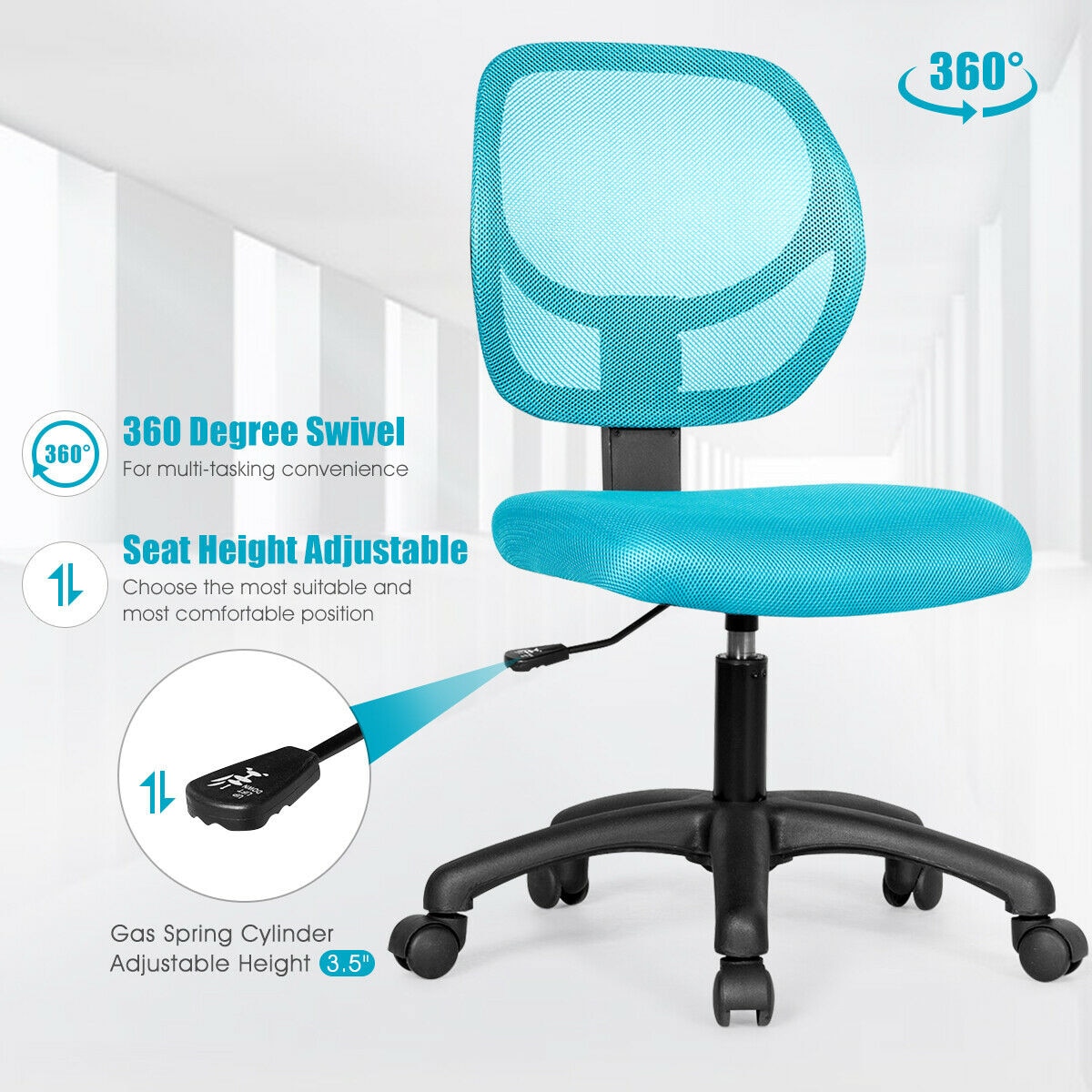 CASAINC WF-HW63008GN-LA Office-Chairs - View #5