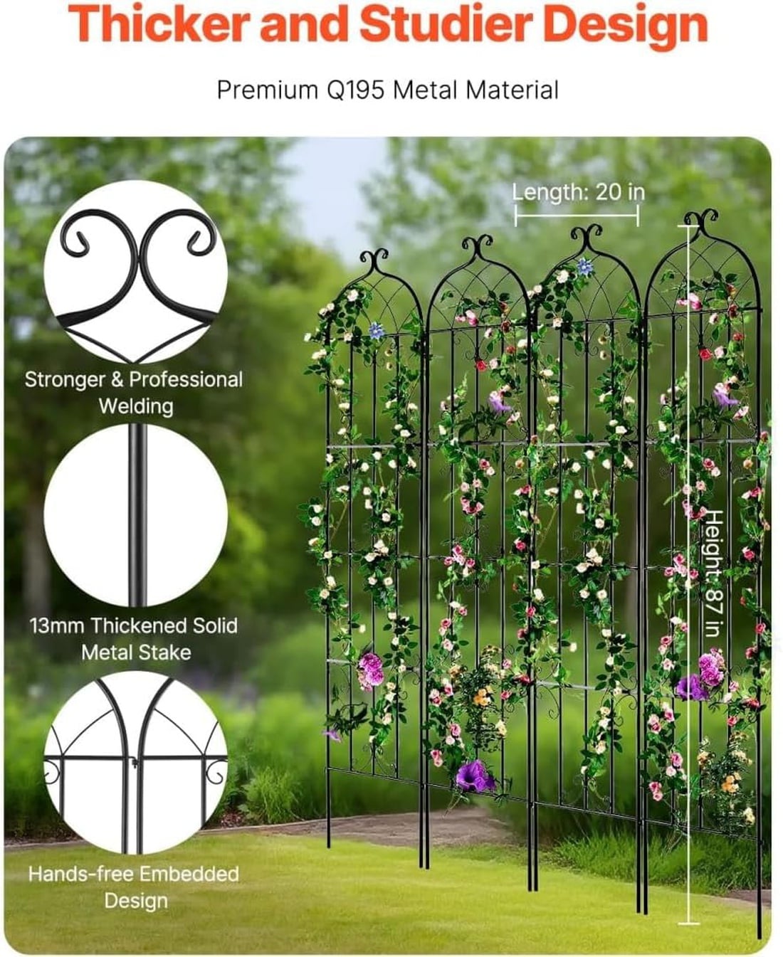 IdealHouse ABD-TCS62CF4-G4OXQQ6 Garden-Trellis - View #4