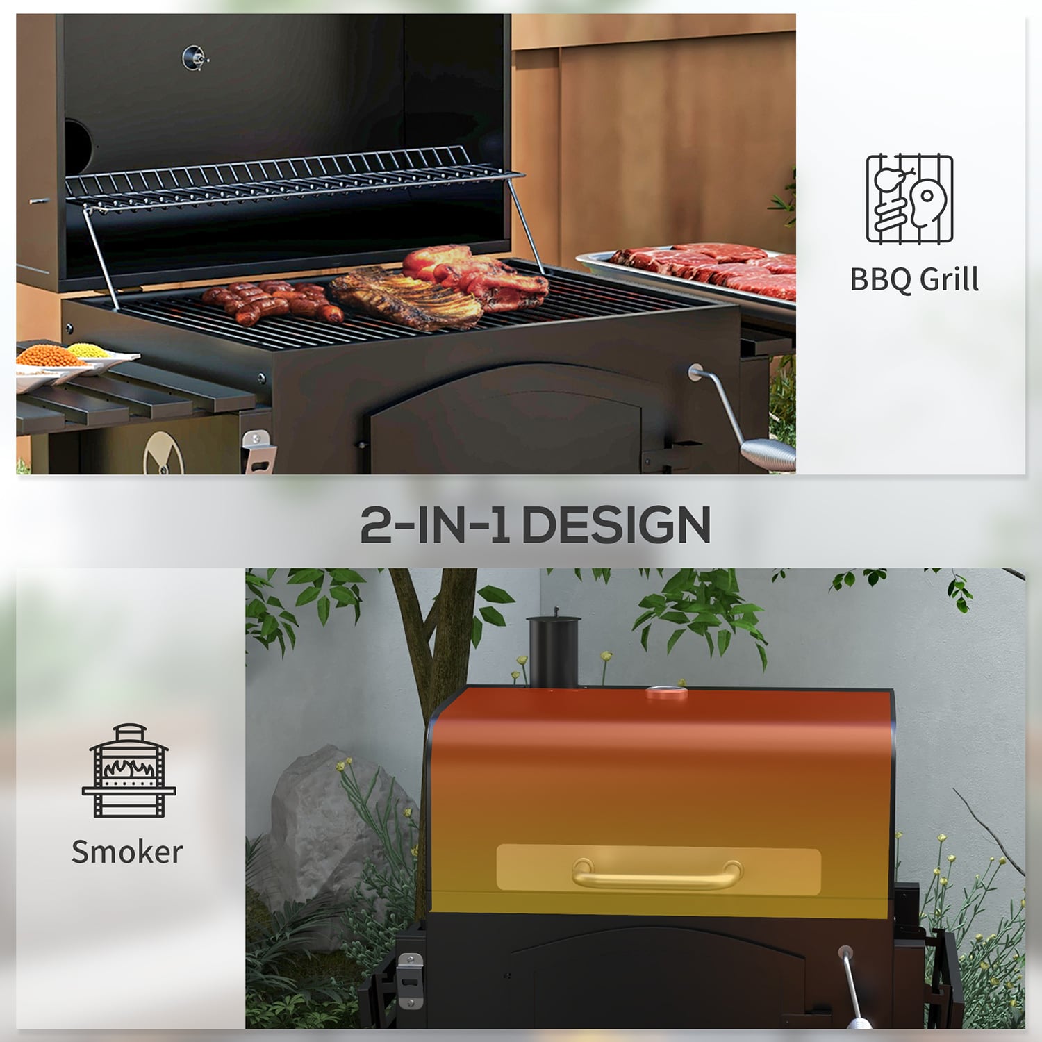 GZMR GZ-W22304 Charcoal-Grills - View #4