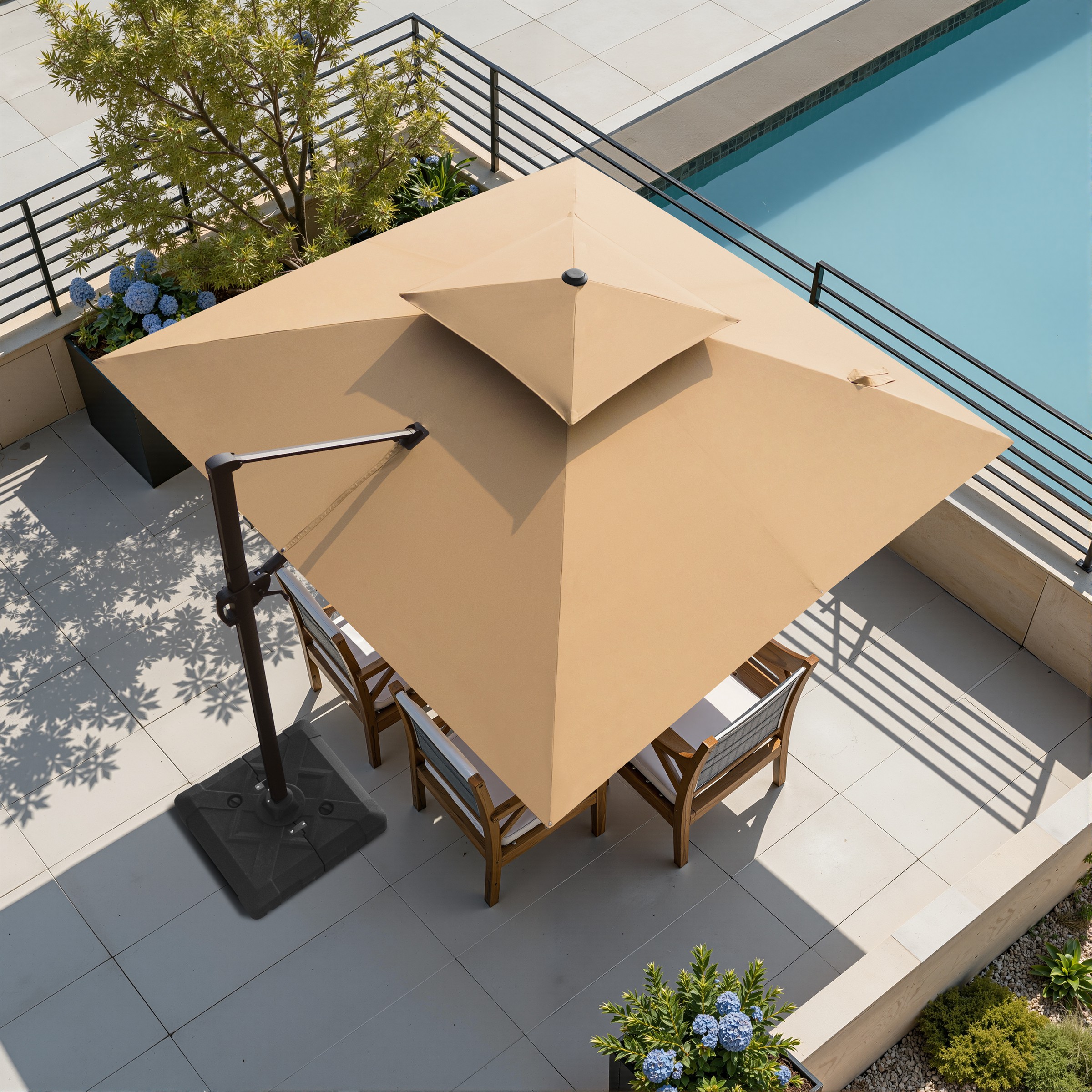 Cantilever Patio Umbrellas with Offset Patio Shade | Lowe's Cantilever Patio Umbrellas with Offset Patio Shade | Lowe's