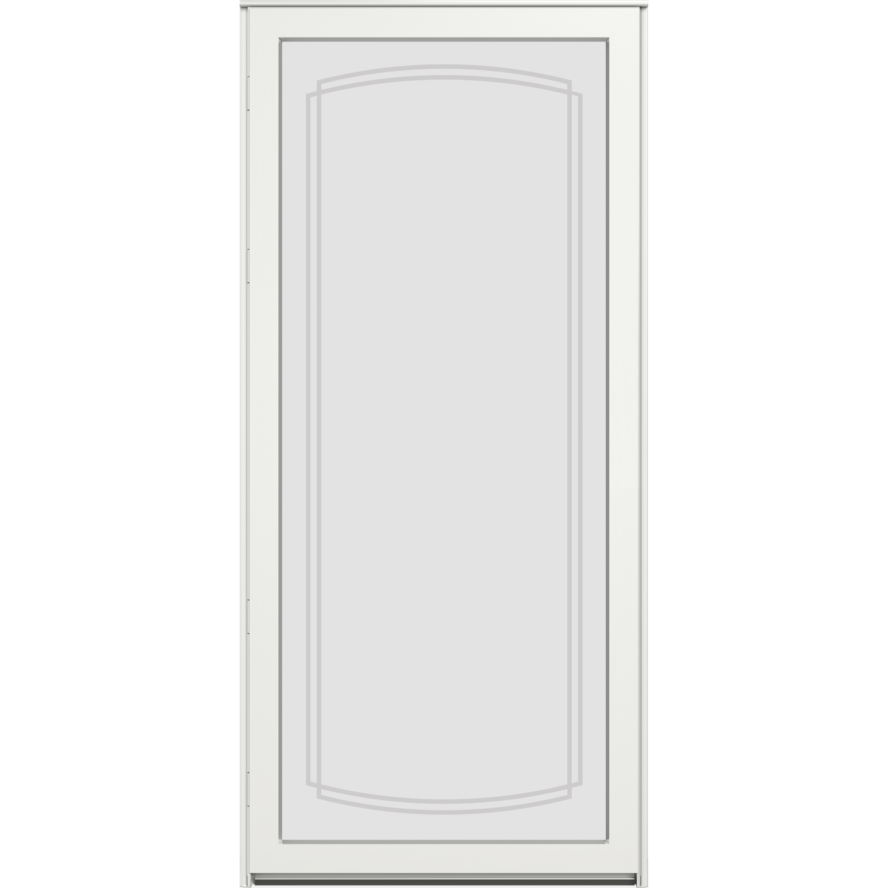 LARSON 15014031 60MT Maximum View 32-in x 81-in White Aluminum Reversible Hinge Storm Door Full-view Beveled Glass with Interchangeable Screen ( (no handle) )