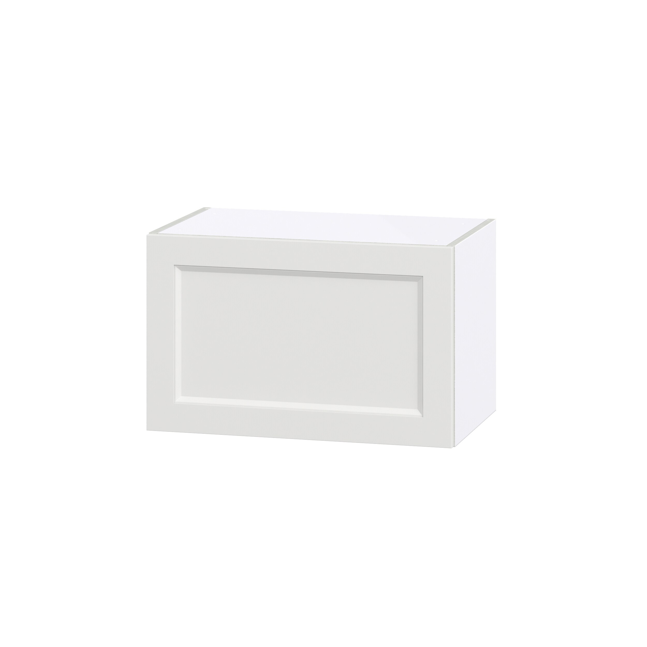 Hugo&Borg Riviera 27-in W x 15-in H x 14-in D Bright White Wall Fully Assembled Cabinet (Recessed Panel Shaker Door Style)