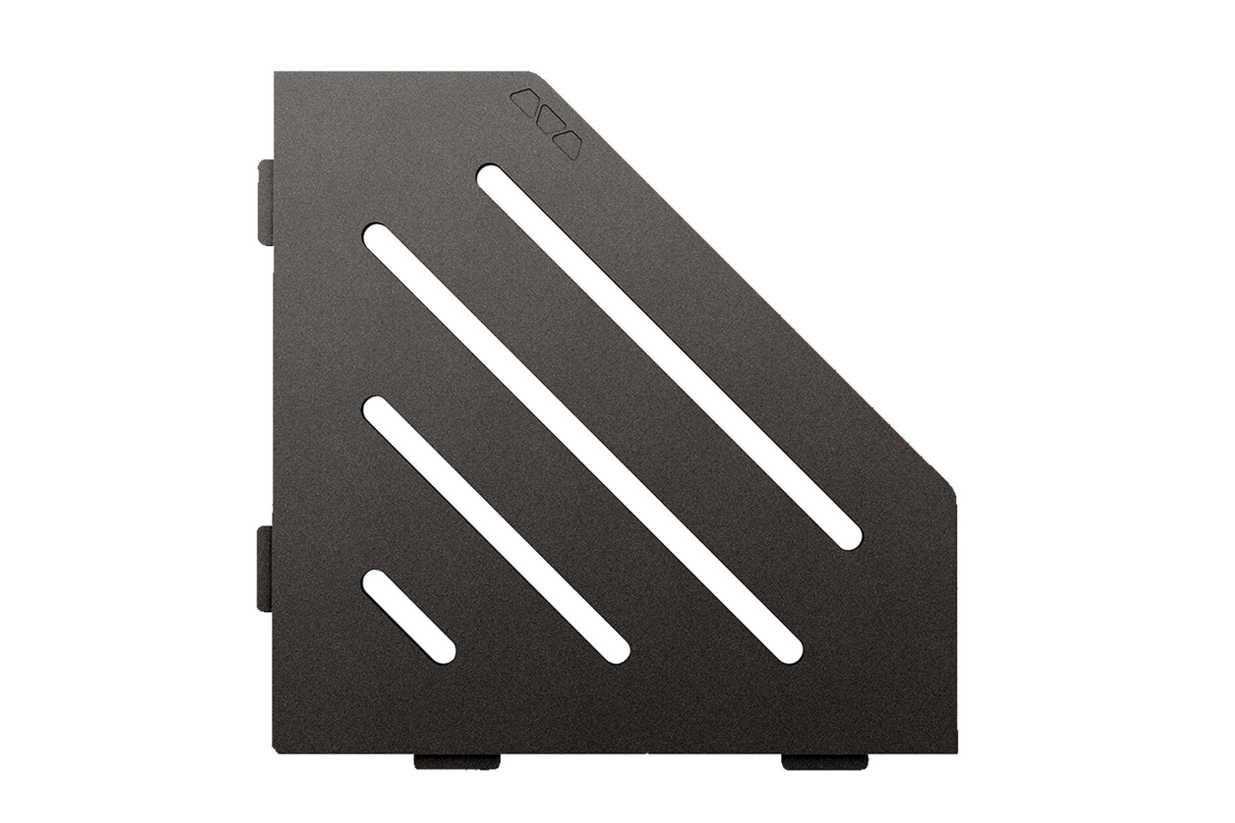 Schluter Systems SES2D10TSDA Shelf Pentagonal Corner Wave Dk Anthracite