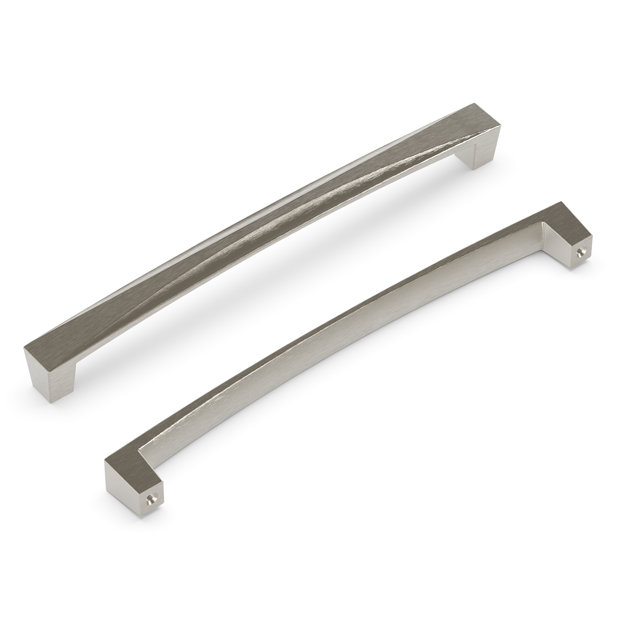 Hickory Hardware H076133-SN Crest 7-9/16-in , 192mm Center to Center Satin Nickel Rectangular Handle