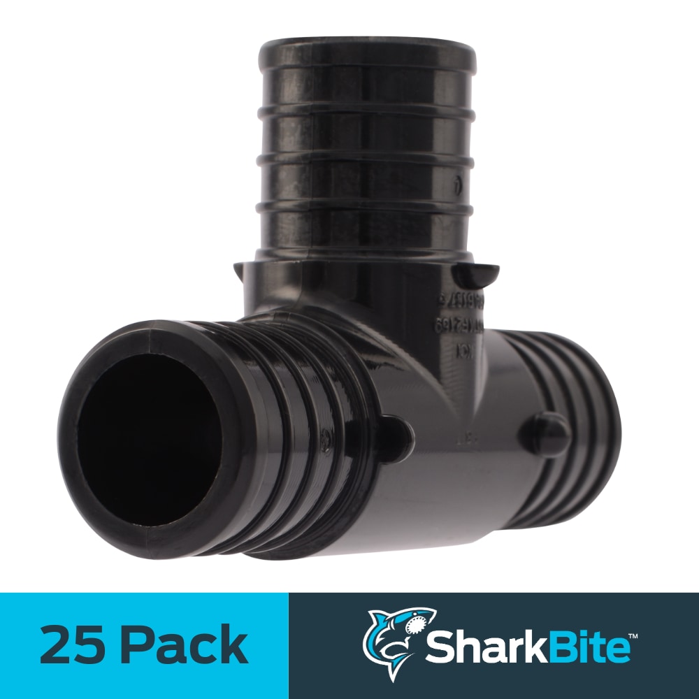 SharkBite UP374 1-in PEX Crimp Poly Tee (25-Pack)