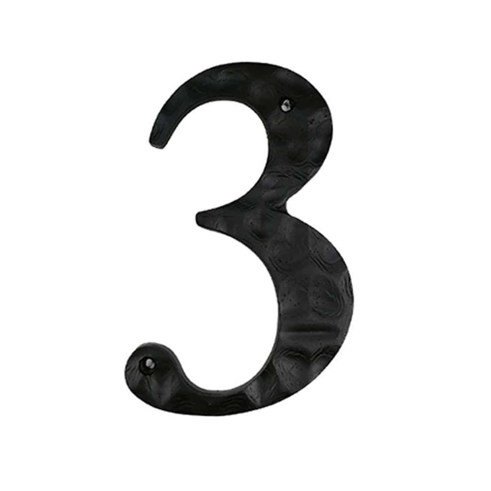 RELIABILT 33623PKBLG 6-in Black Number 3