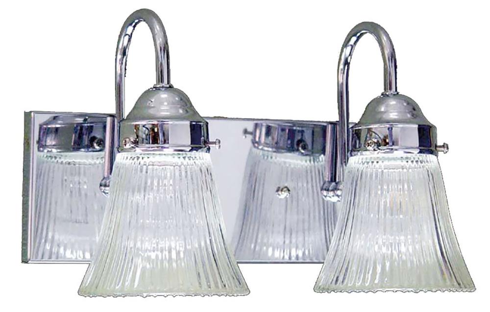  LWLUM315125 Citra 12-in 2-Light Chrome Traditional Vanity Light