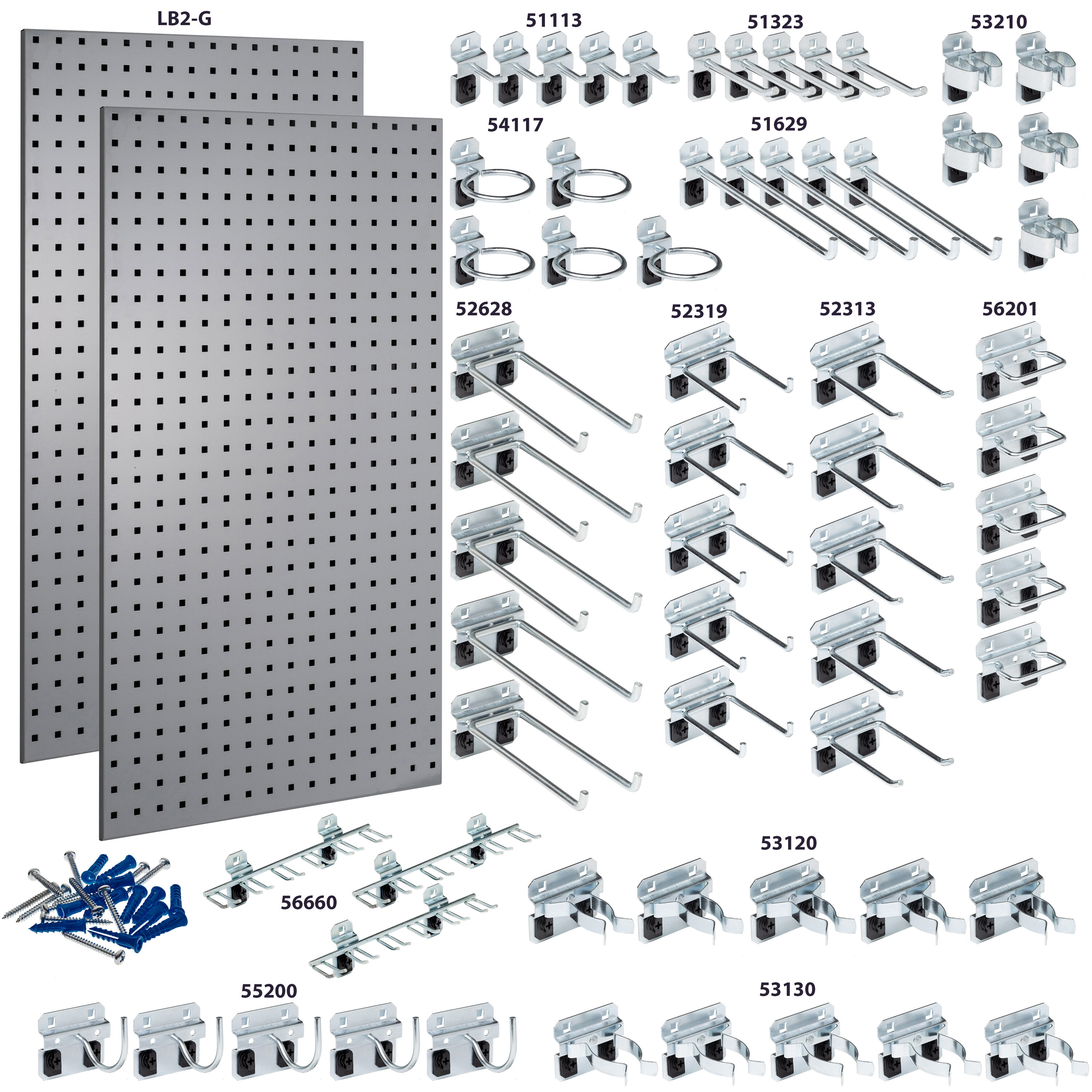 Triton Products LB2-GKIT Pegboard-Acc - View #2